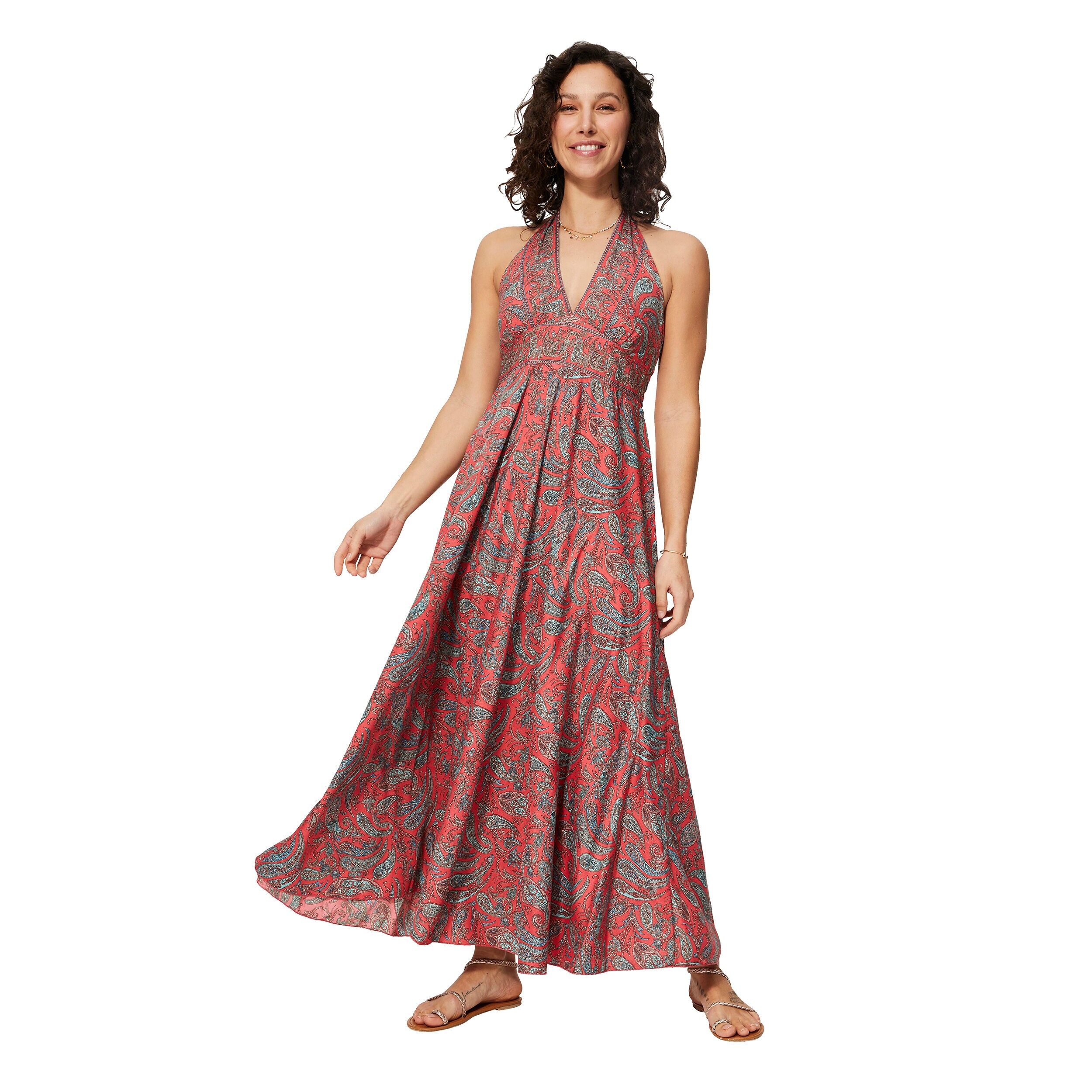 LANGES ÄRMELLOSES SOMMERKLEID MBM0001V