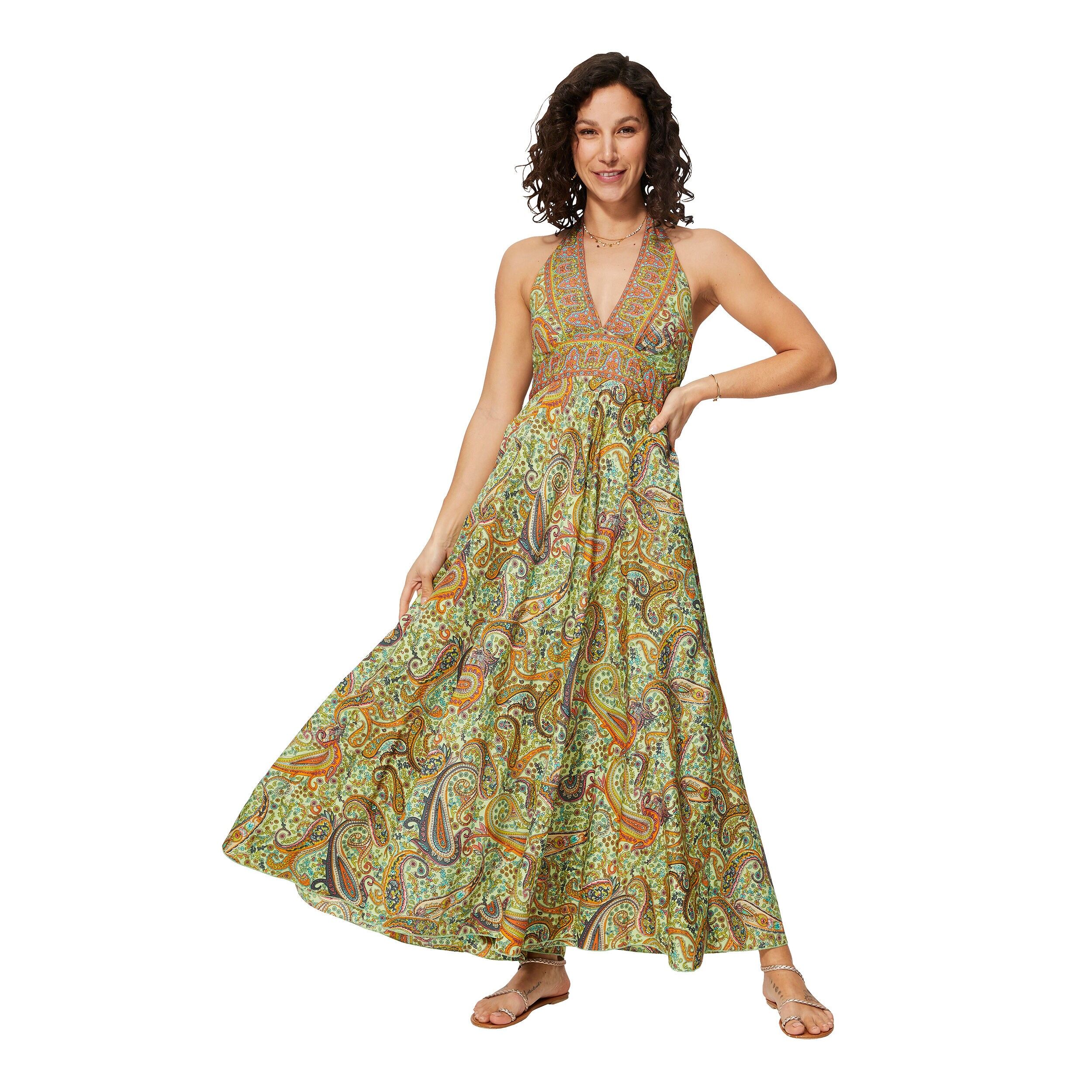 LANGES ÄRMELLOSES SOMMERKLEID MBM0001X