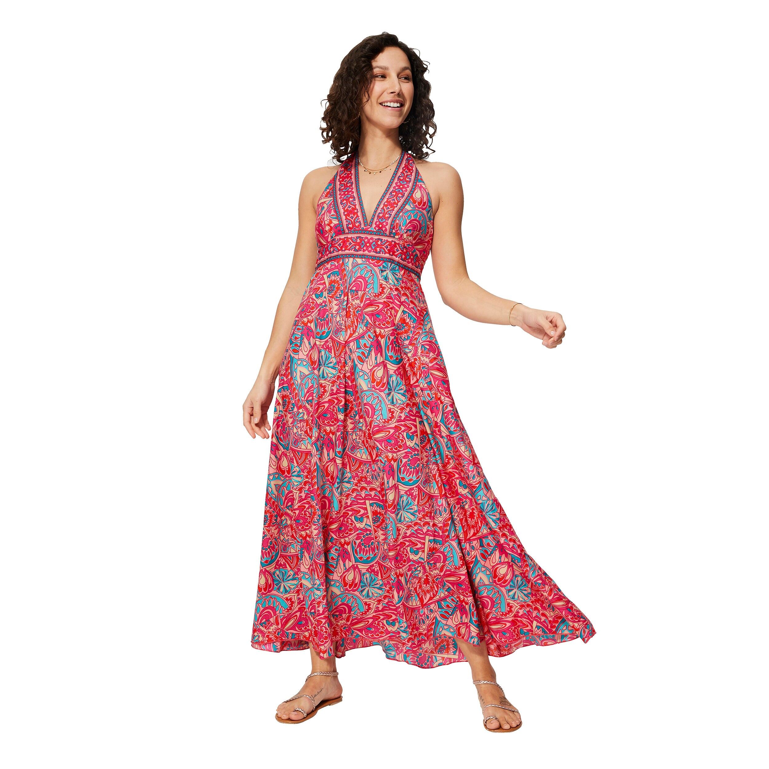 LANGES ÄRMELLOSES SOMMERKLEID MBM0001Y