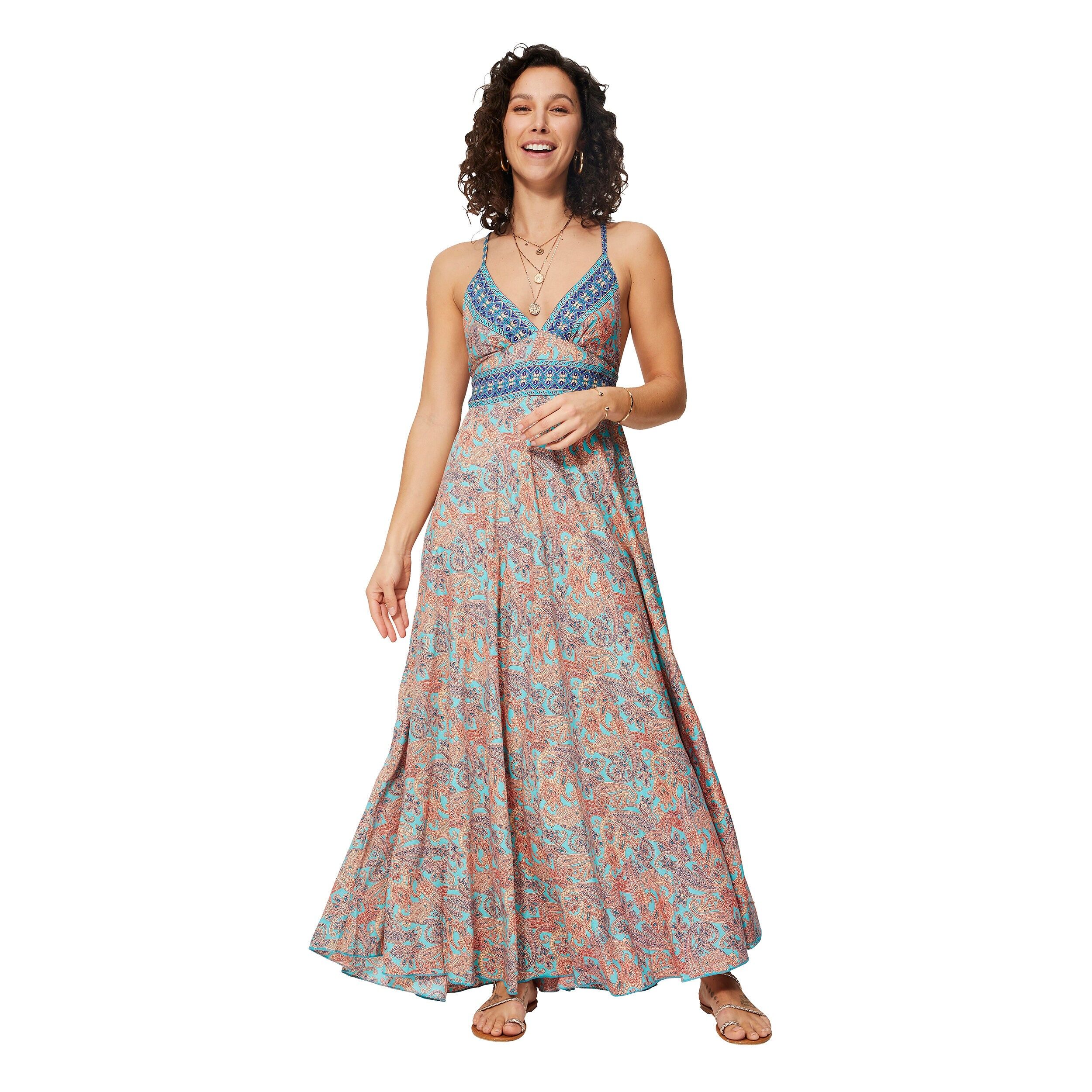 LANGES ÄRMELLOSES SOMMERKLEID MBM0002O