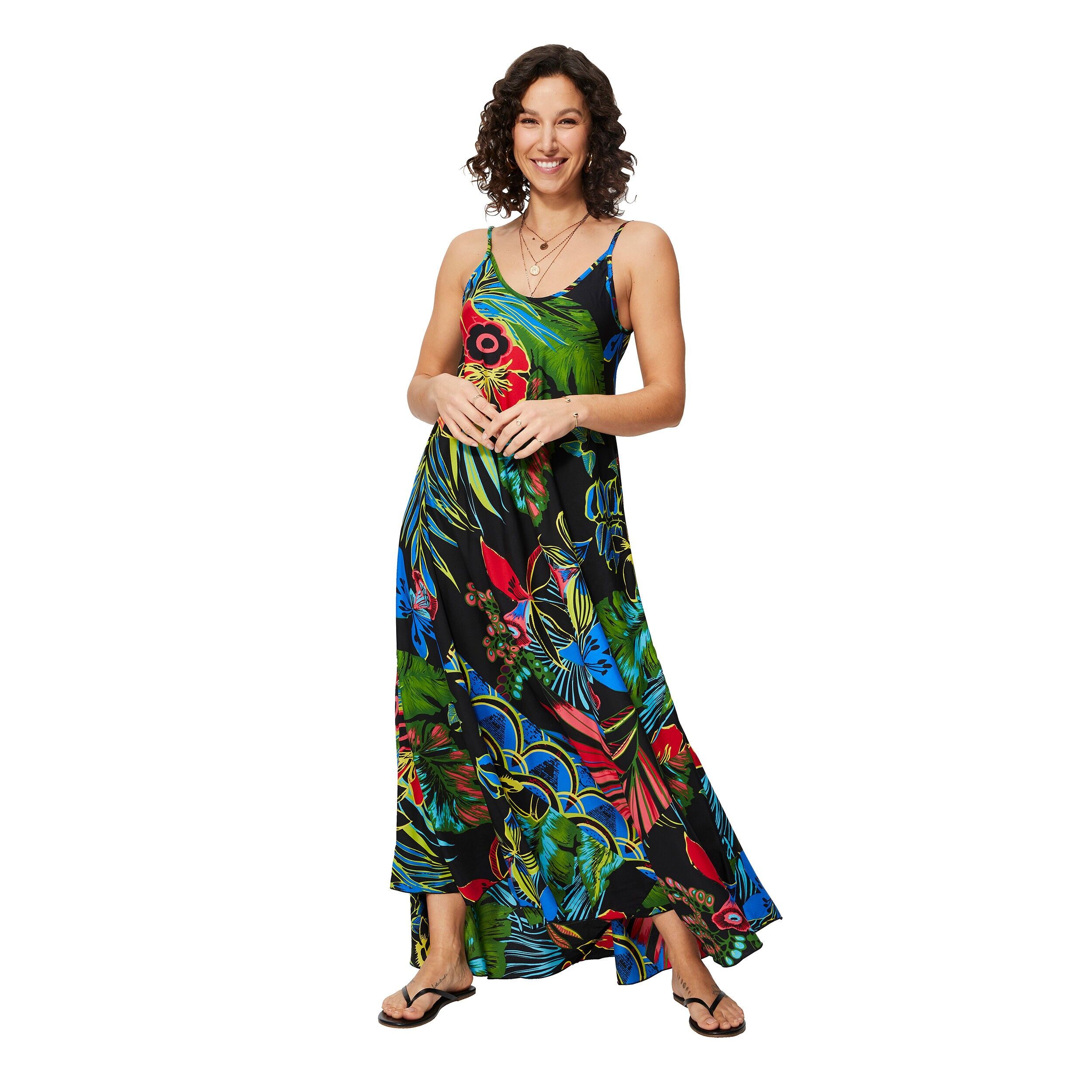 Abito estivo lungo senza maniche MBM0003I