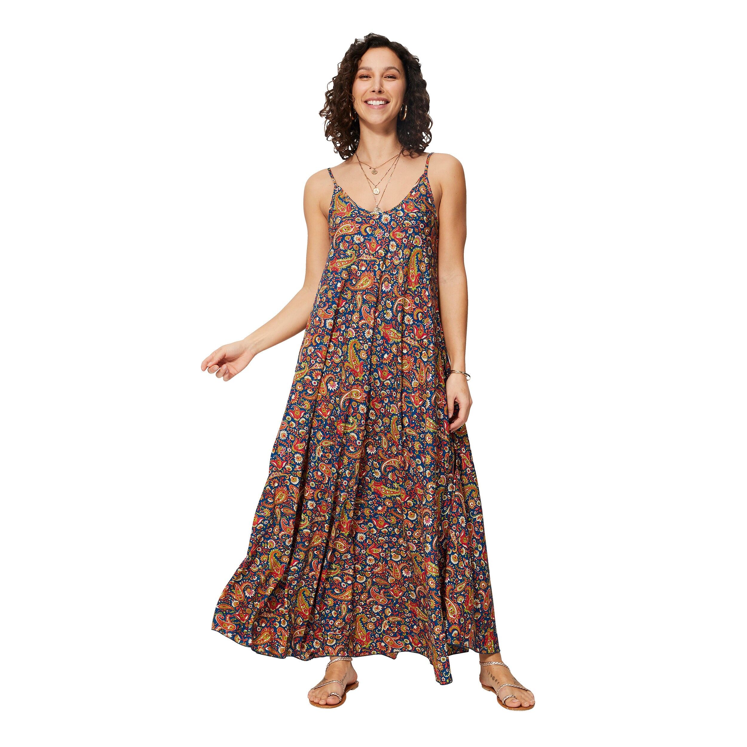 Langes ärmelloses Sommerkleid MBM0003Q