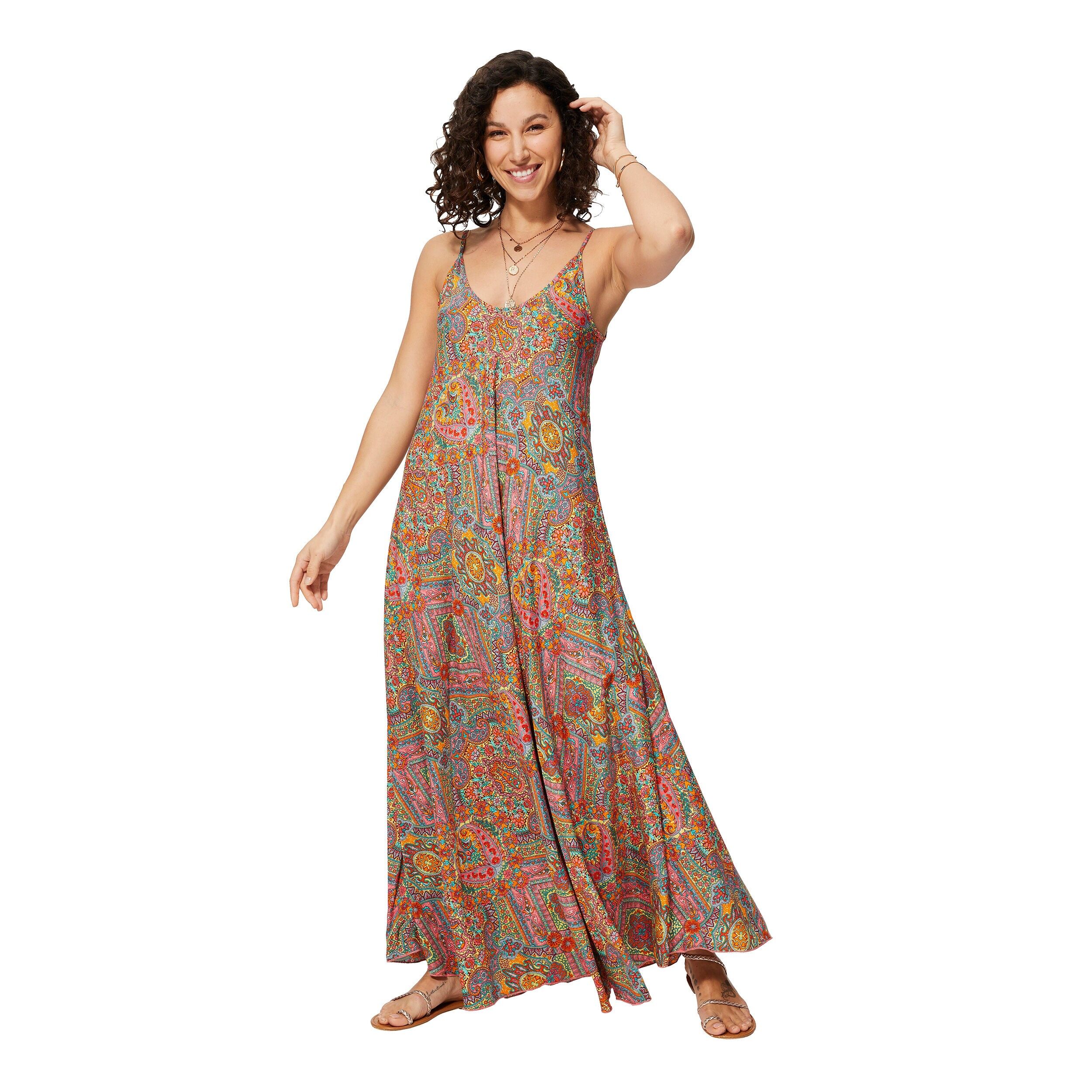 Langes ärmelloses Sommerkleid MBM0003U