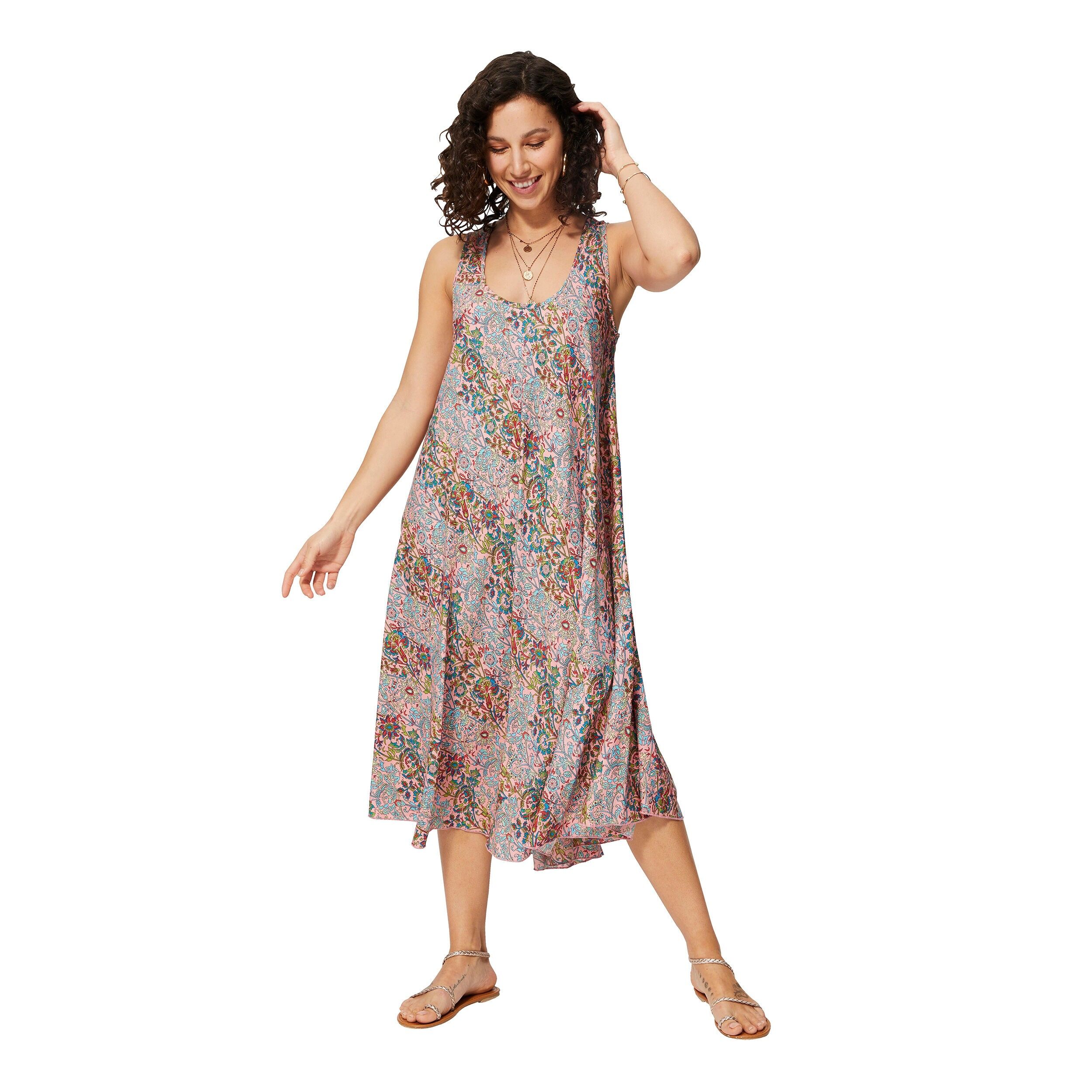 MBM0005J ÄRMELLOSES MITTELLANGES SOMMERKLEID