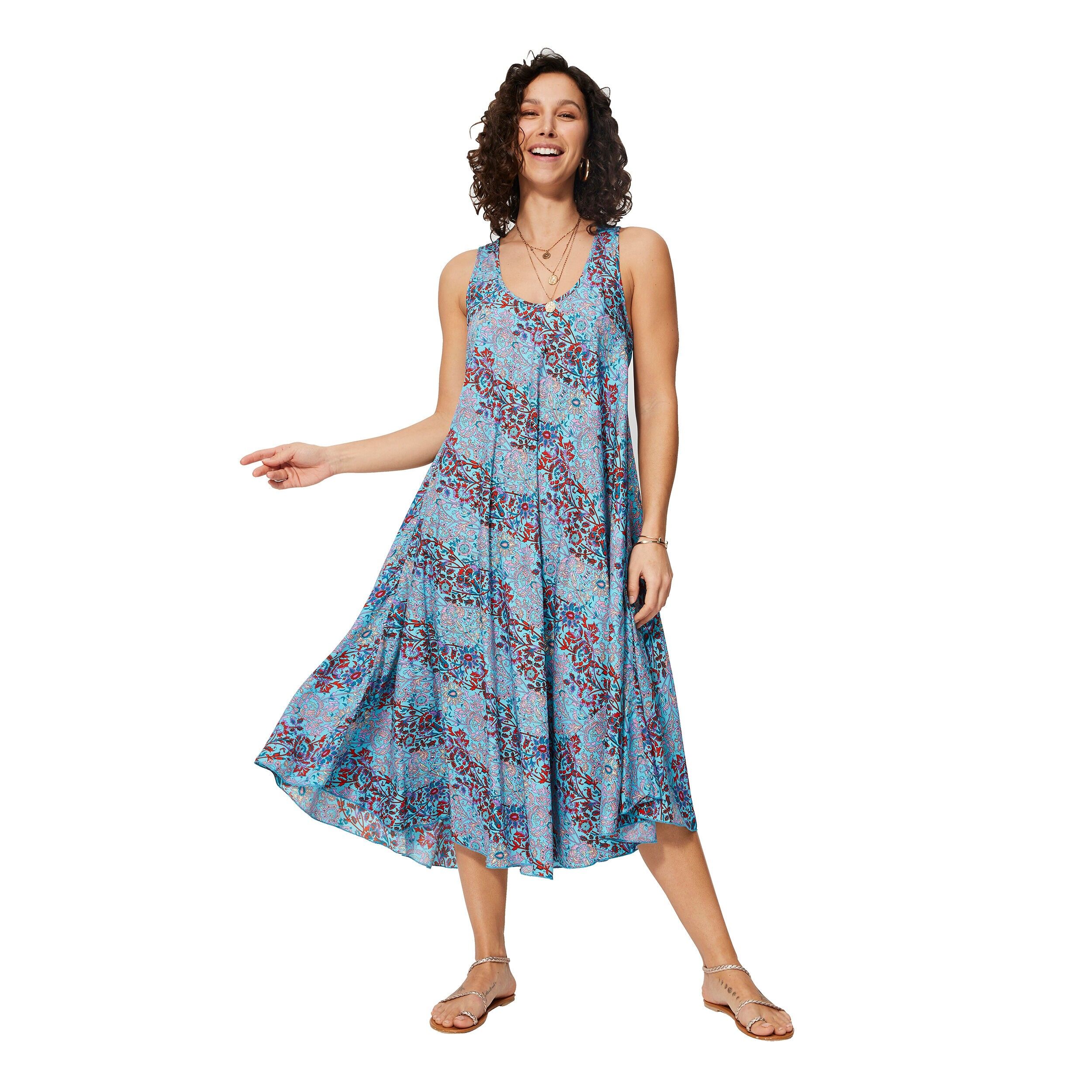 MBM0005K ÄRMELLOSES MITTELLANGES SOMMERKLEID