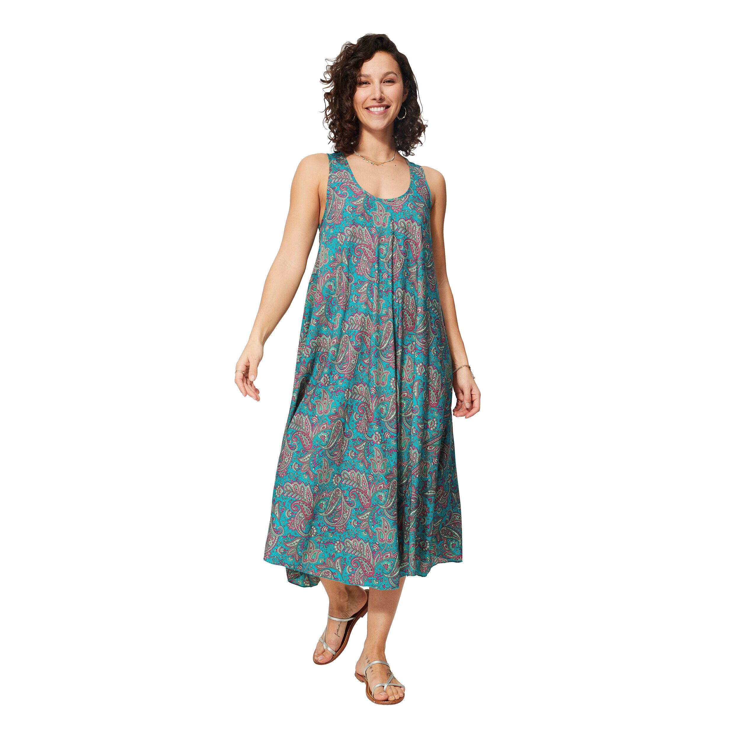 MBM0005N ÄRMELLOSES MITTELLANGES SOMMERKLEID