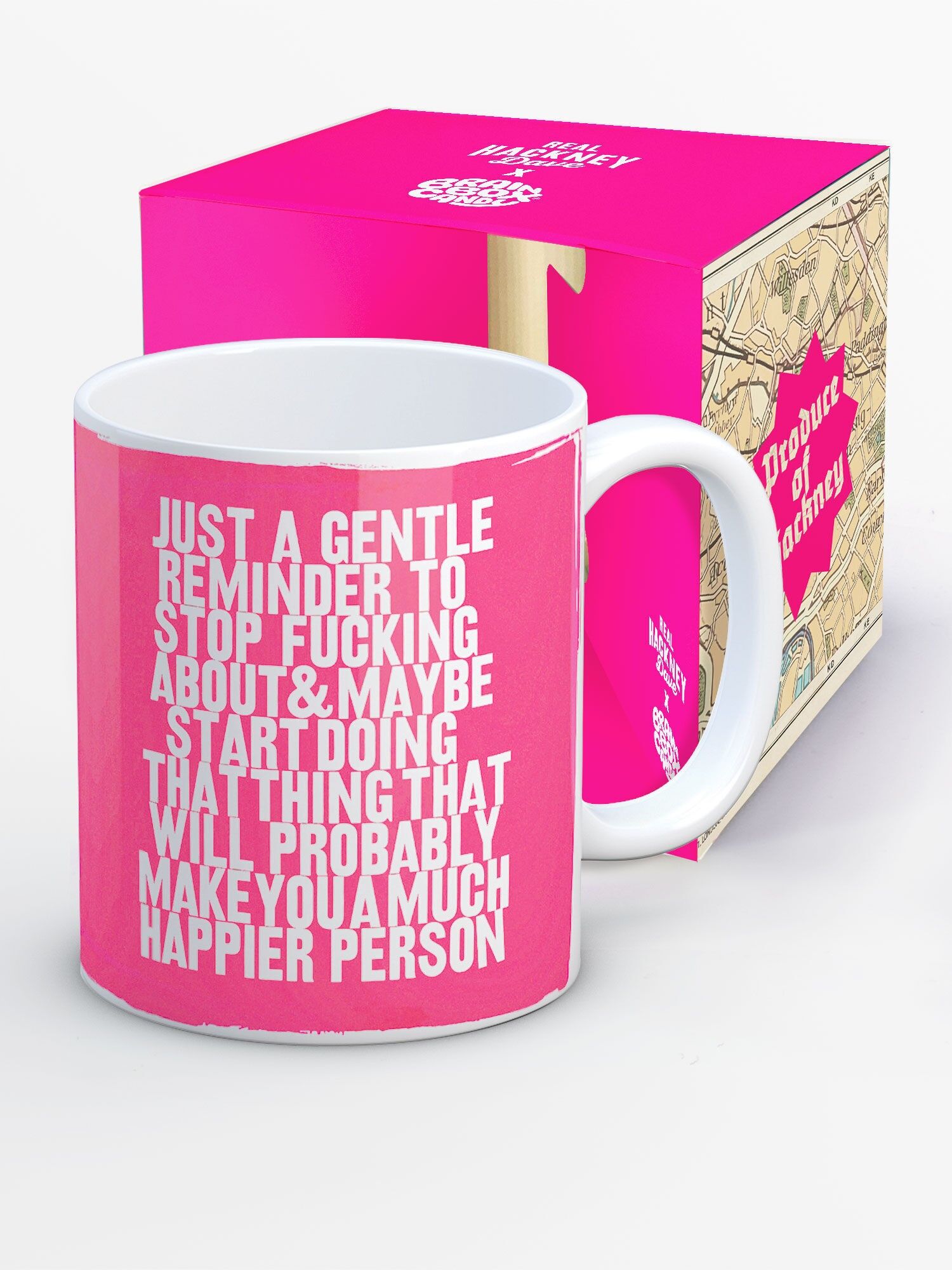 Regalo divertente - Tazza Gentle Reminder Real Hackney Dave