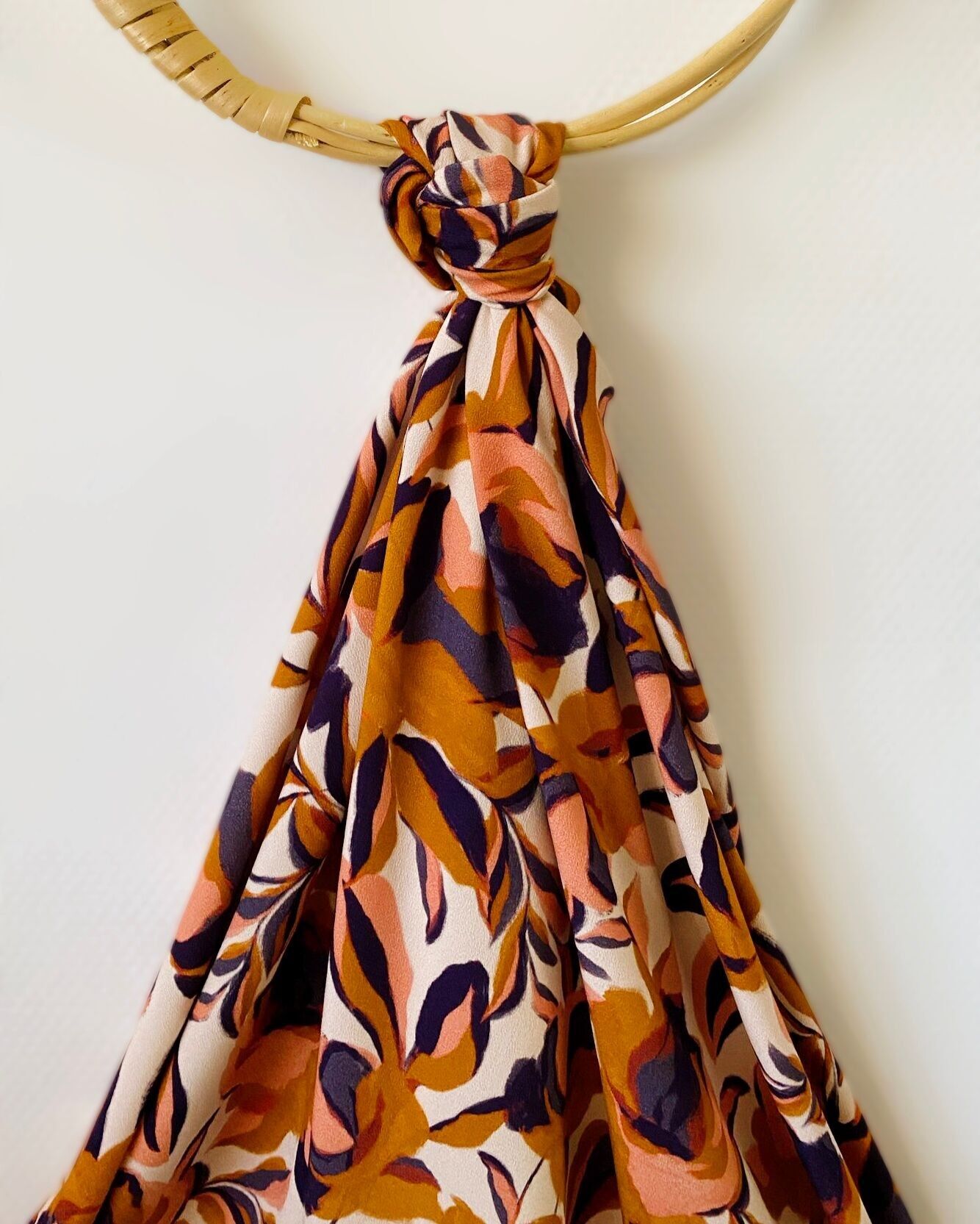 Tessuto in crepe di viscosa AURORA – Stampato in Francia