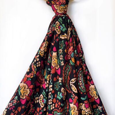 Tessuto in viscosa slub BOHEMIAN – Stampato in Francia