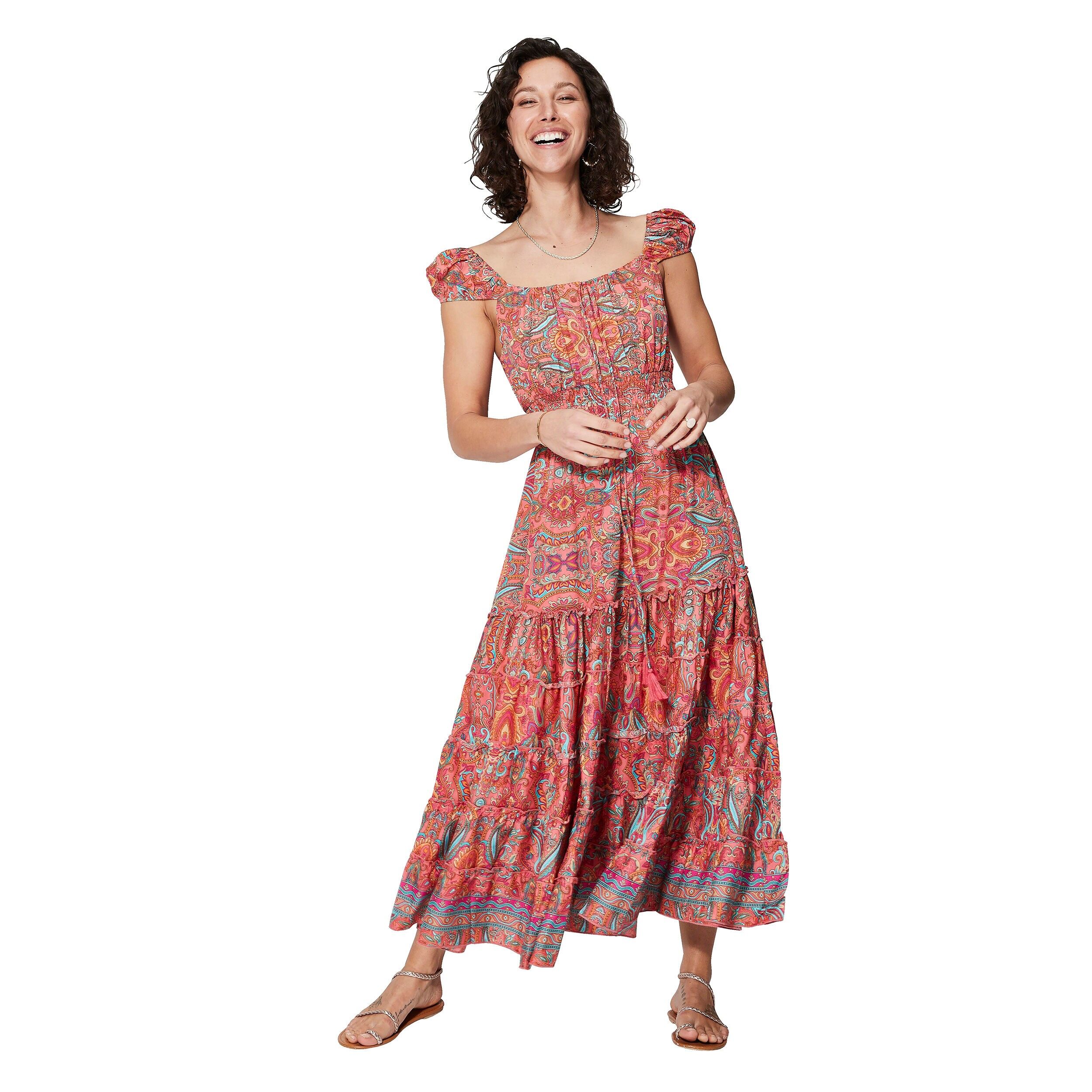 LANGES ÄRMELLOSES SOMMERKLEID MBM0008A