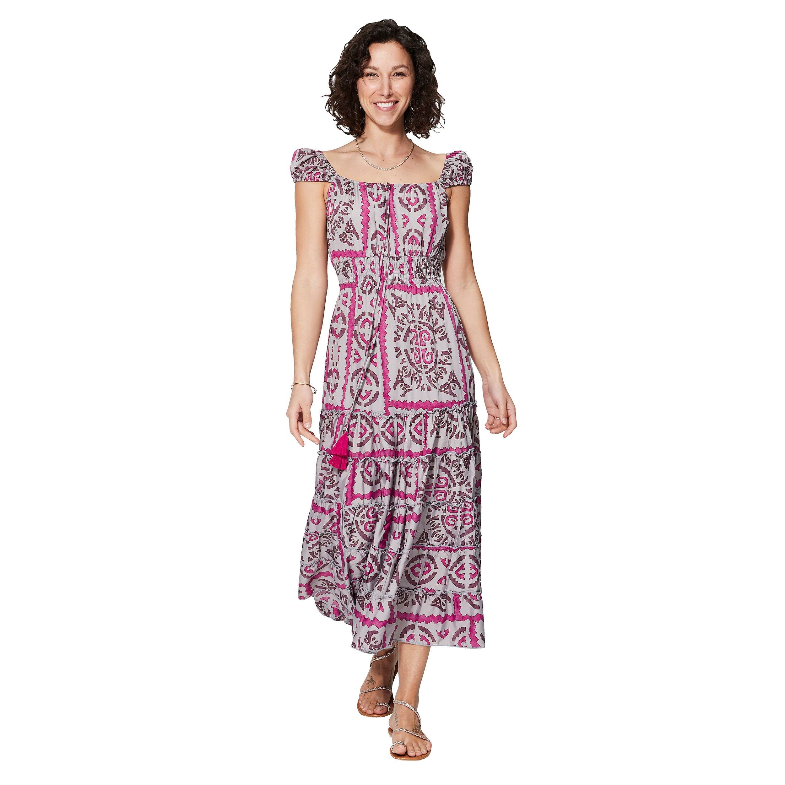 LANGES ÄRMELLOSES SOMMERKLEID MBM0008C