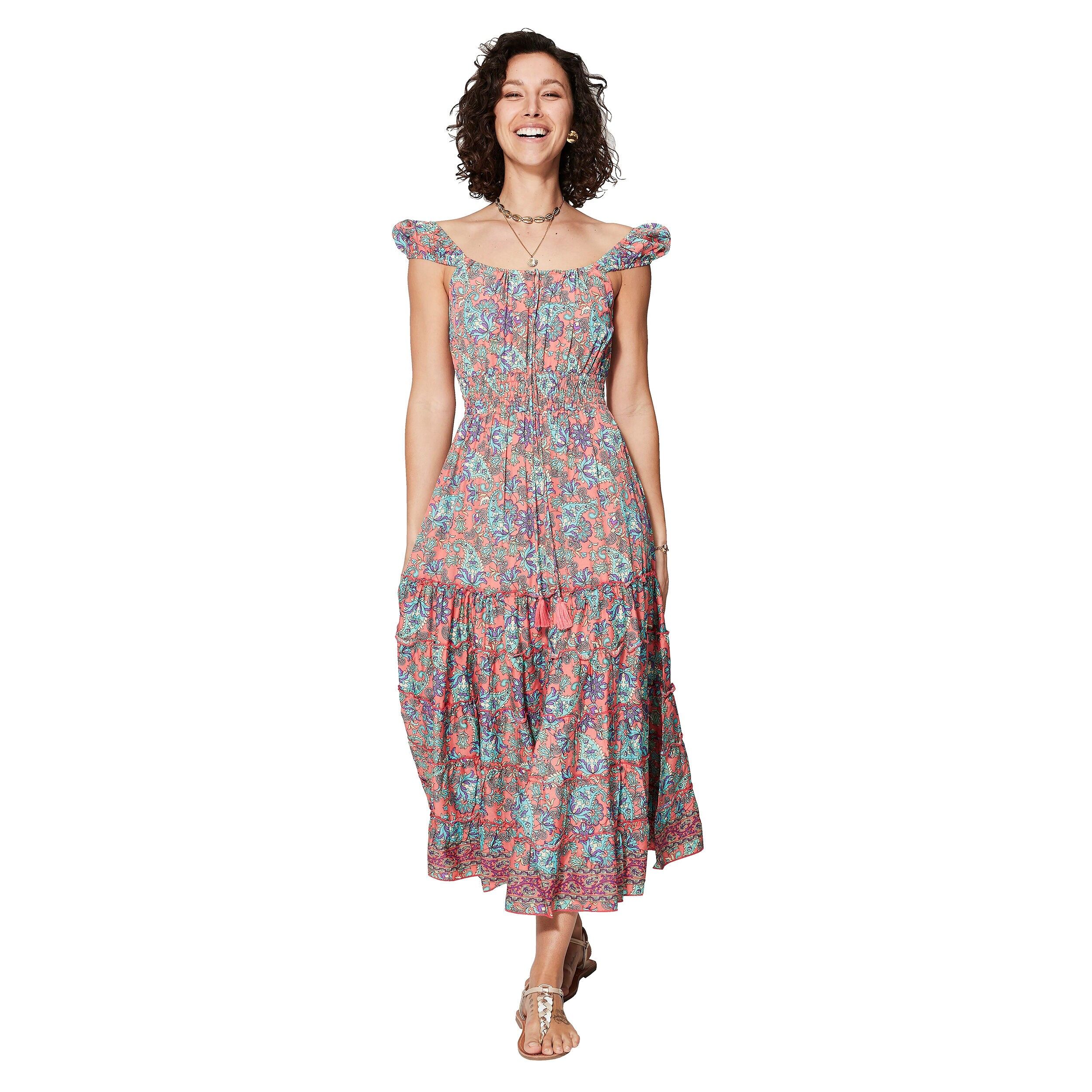 LANGES ÄRMELLOSES SOMMERKLEID MBM0008E