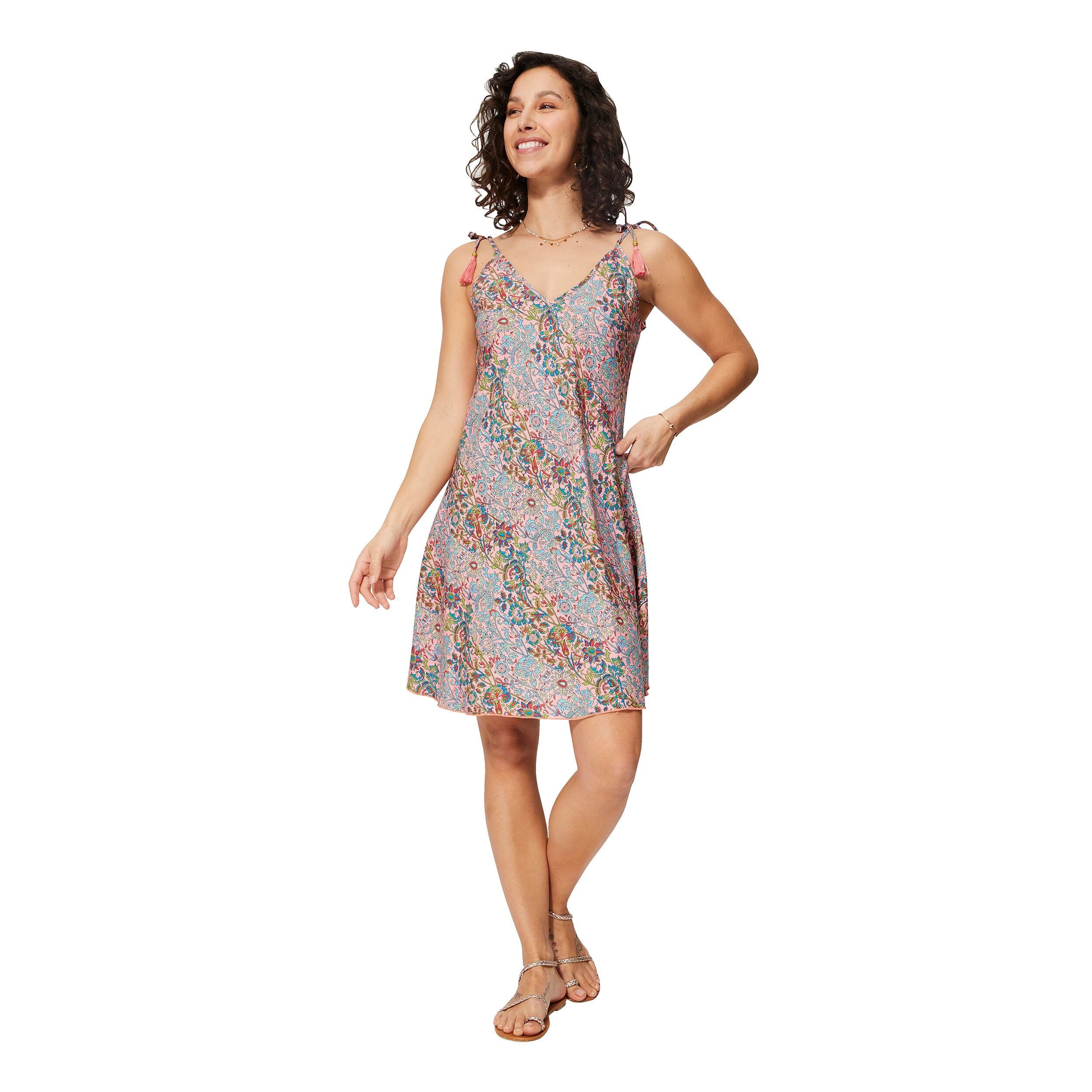 KURZES ÄRMELLOSES SOMMERKLEID MBR0050J