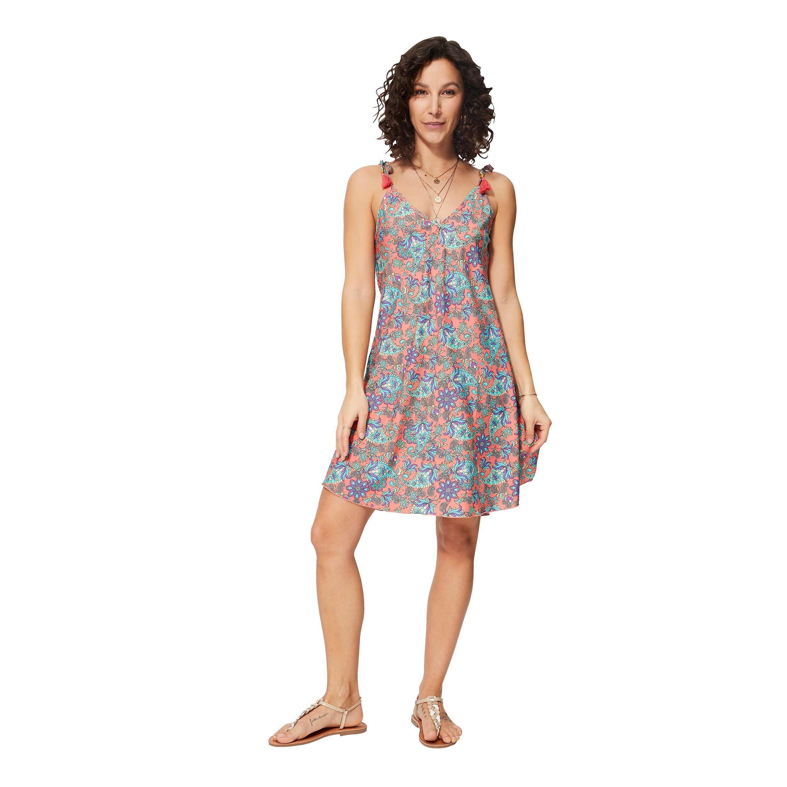 KURZES ÄRMELLOSES SOMMERKLEID MBR0050L