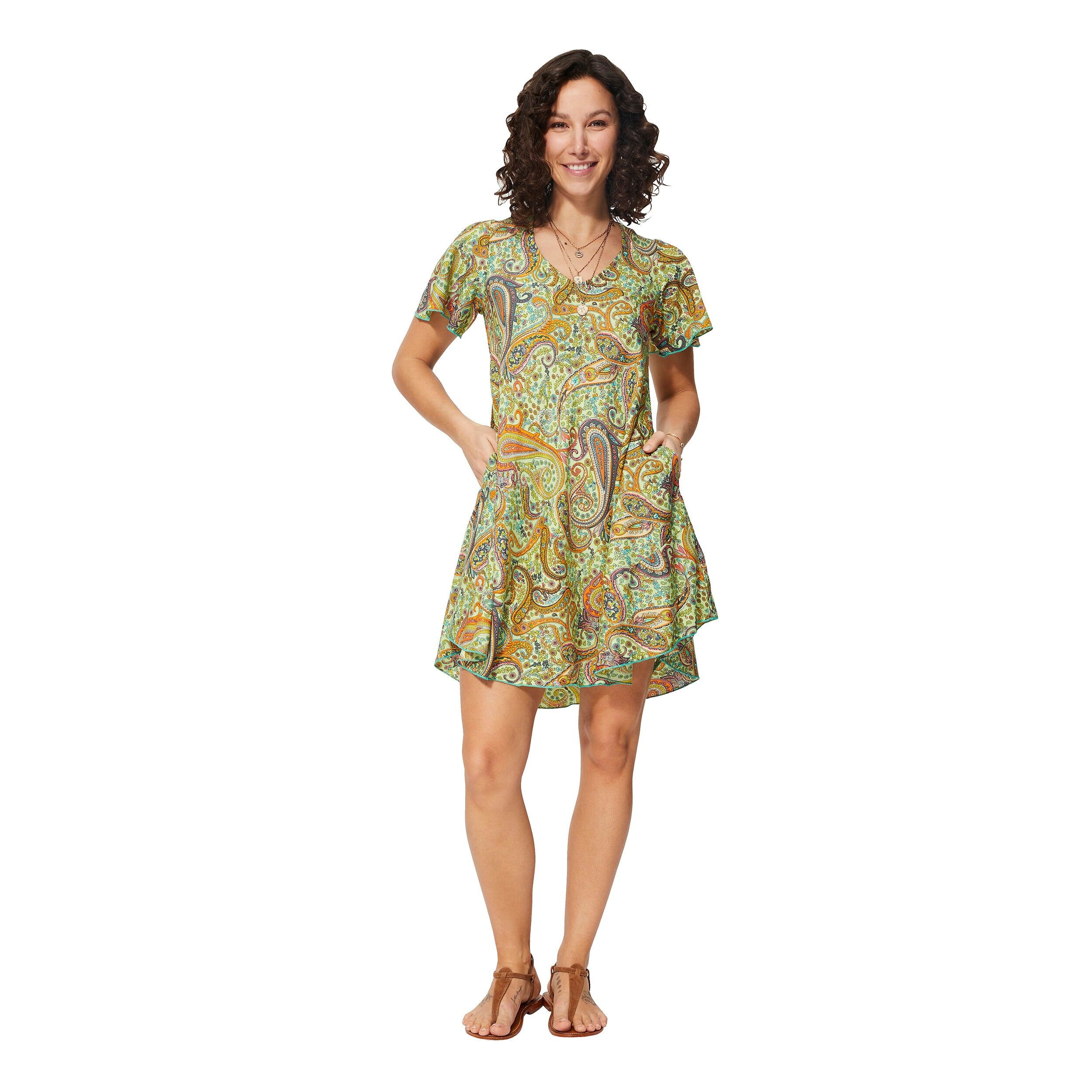 KURZÄRMELIGES SOMMERKLEID MBR0051X