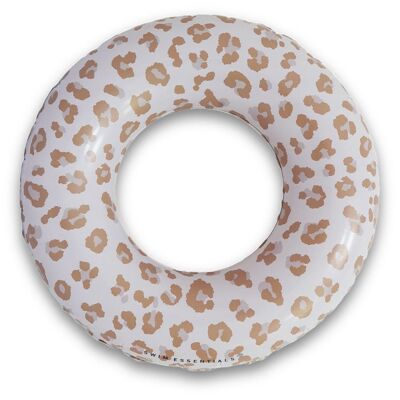 Essentiels de natation | Léopard | Bouée de natation beige Ø 90 cm