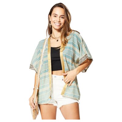 SHORT SUMMER KIMONO SHORT SLEEVES KIM8501F
