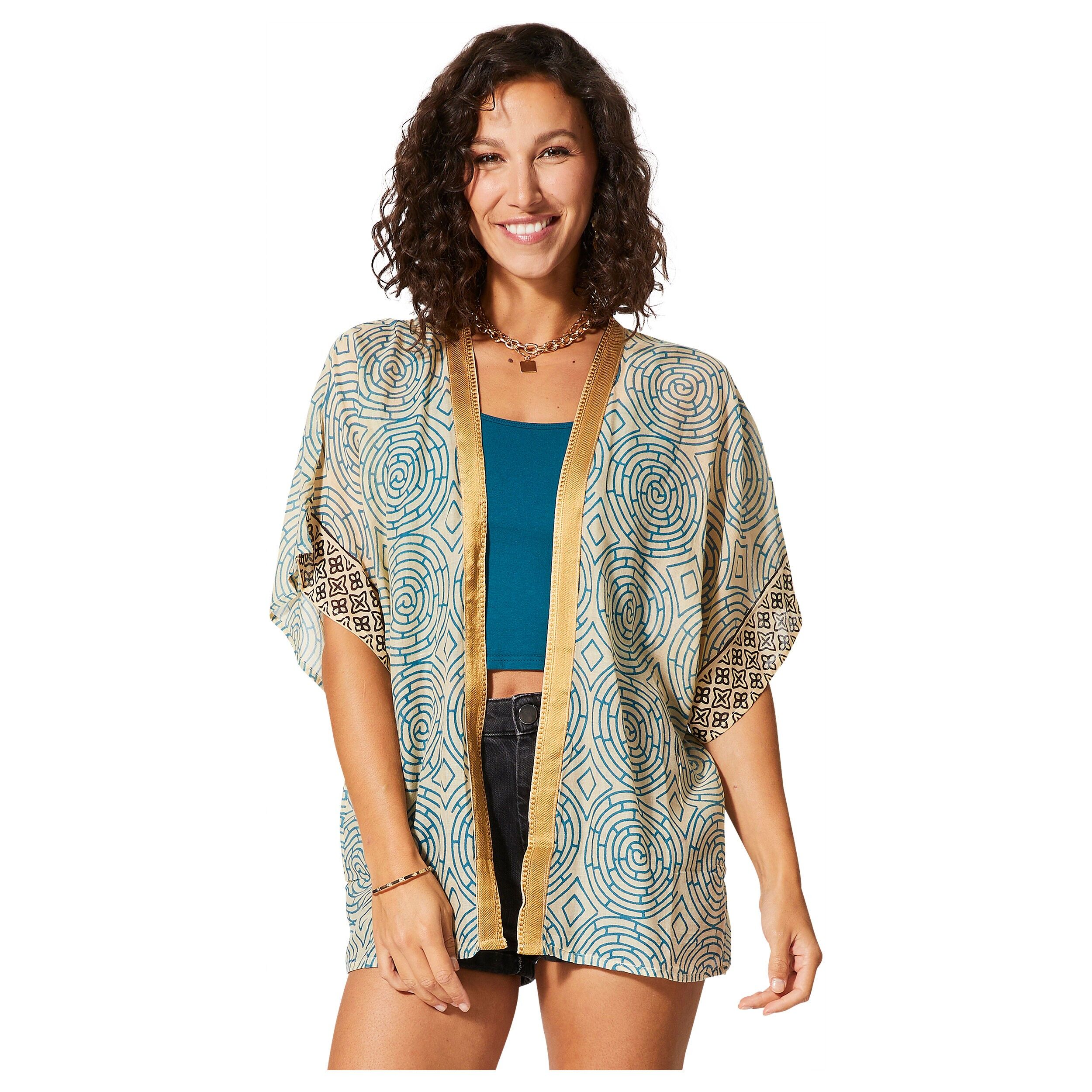 KIMONO ESTIVO CORTO MANICHE CORTE KIM8501J