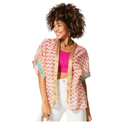 KIMONO ESTIVO CORTO MANICHE CORTE KIM8501K
