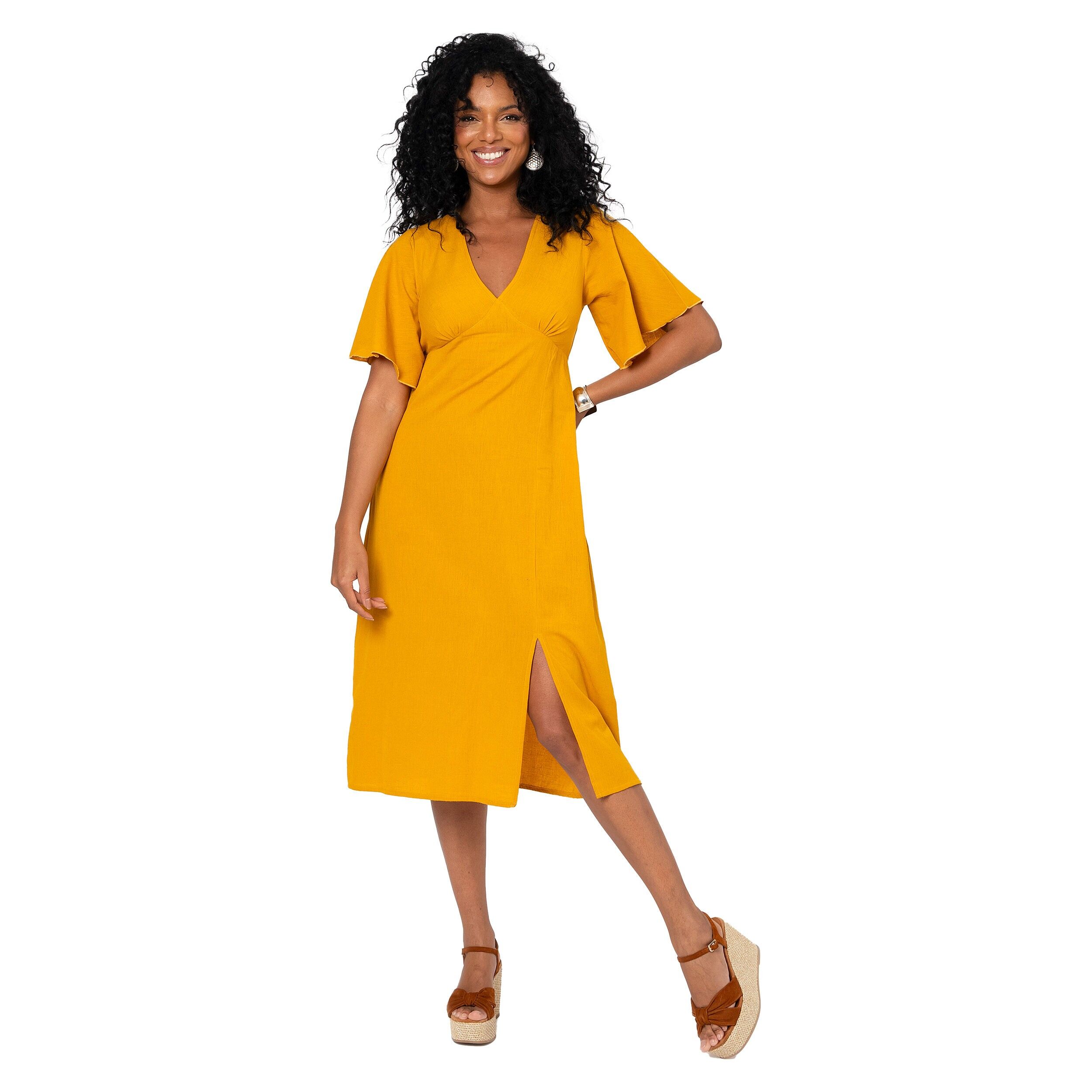 ROBE ÉTÉ LONGUE MANCHES COURTES LMAXI0003I