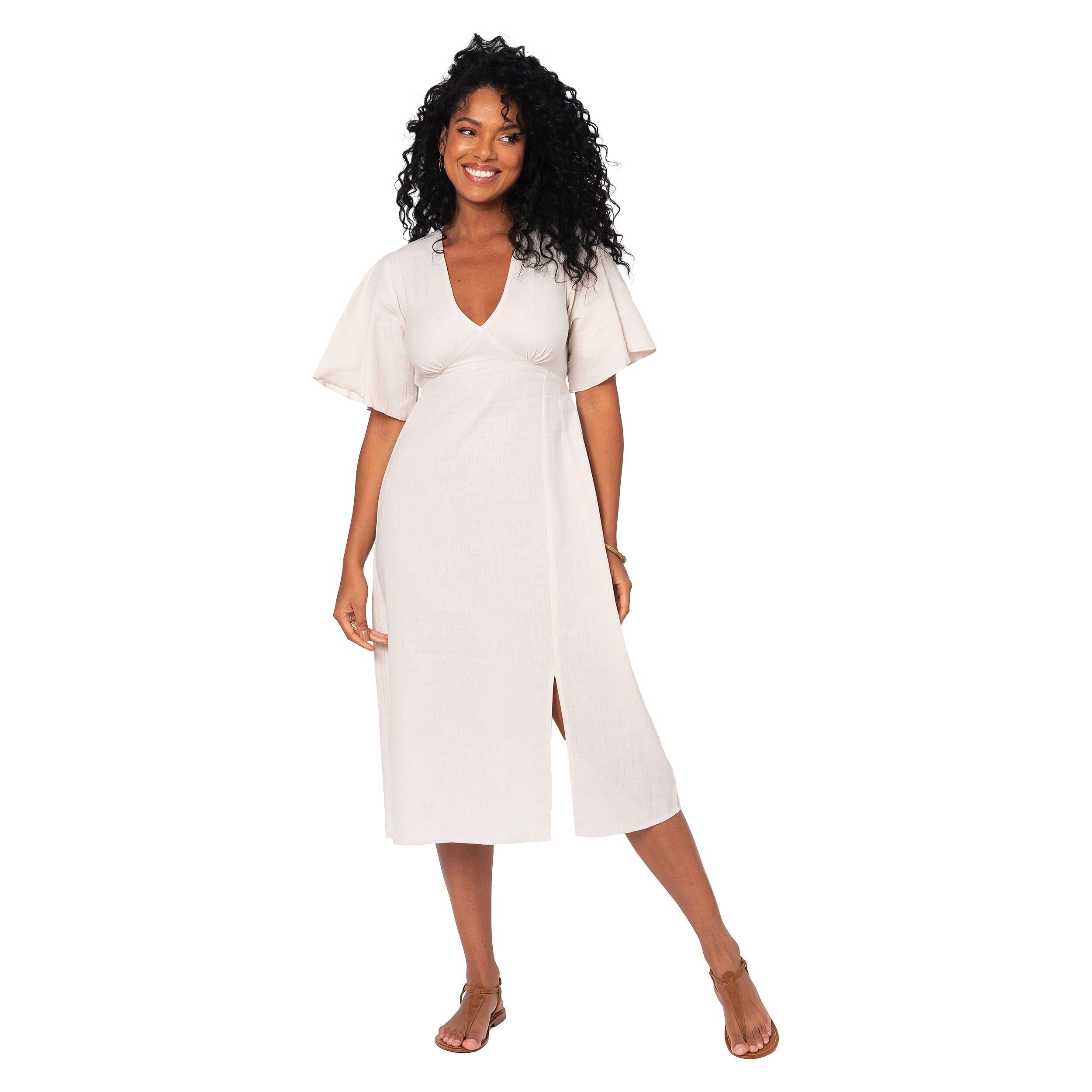 ROBE ÉTÉ LONGUE MANCHES COURTES LMAXI0003F