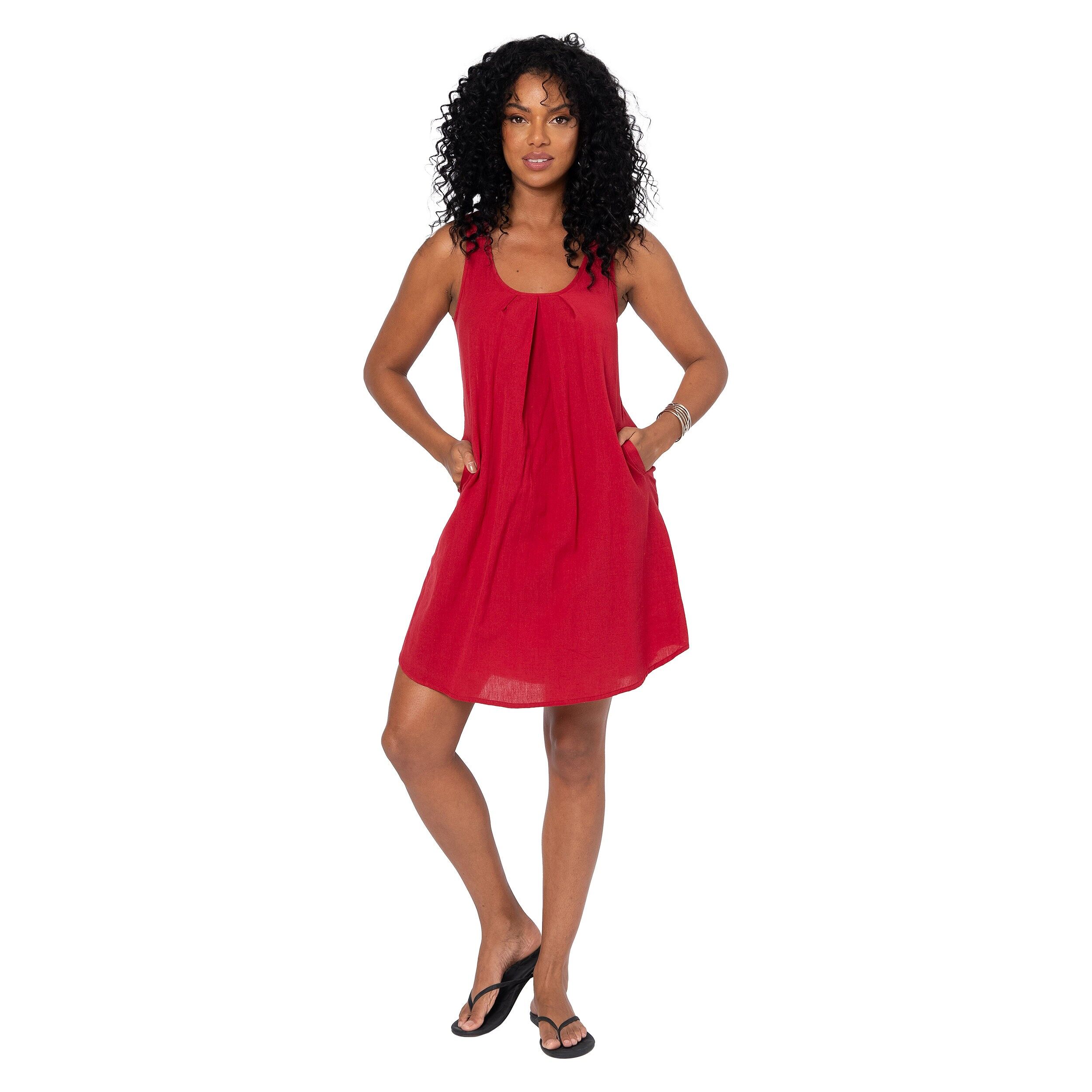 KURZES ÄRMELLOSES SOMMERKLEID LRO0002G