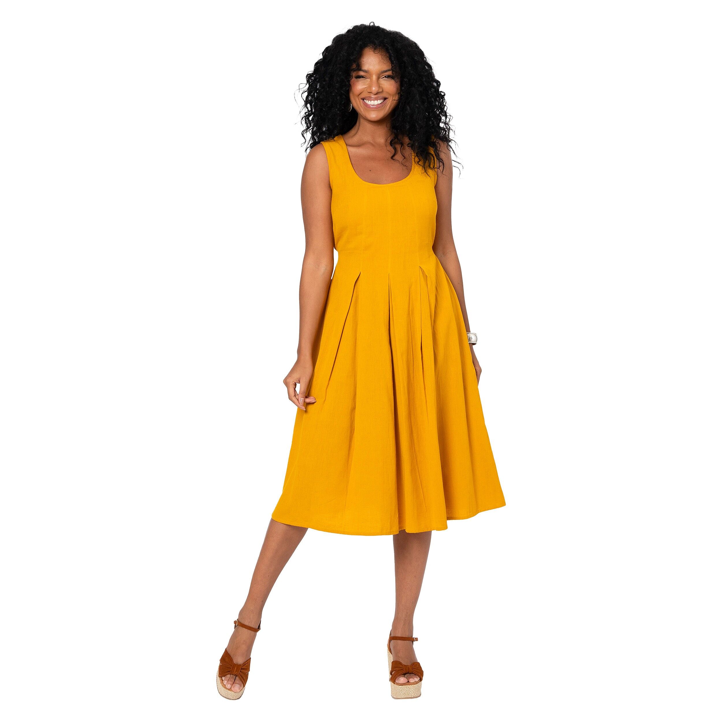 ROBE ÉTÉ MI-LONGUE SANS MANCHES LRO0003I