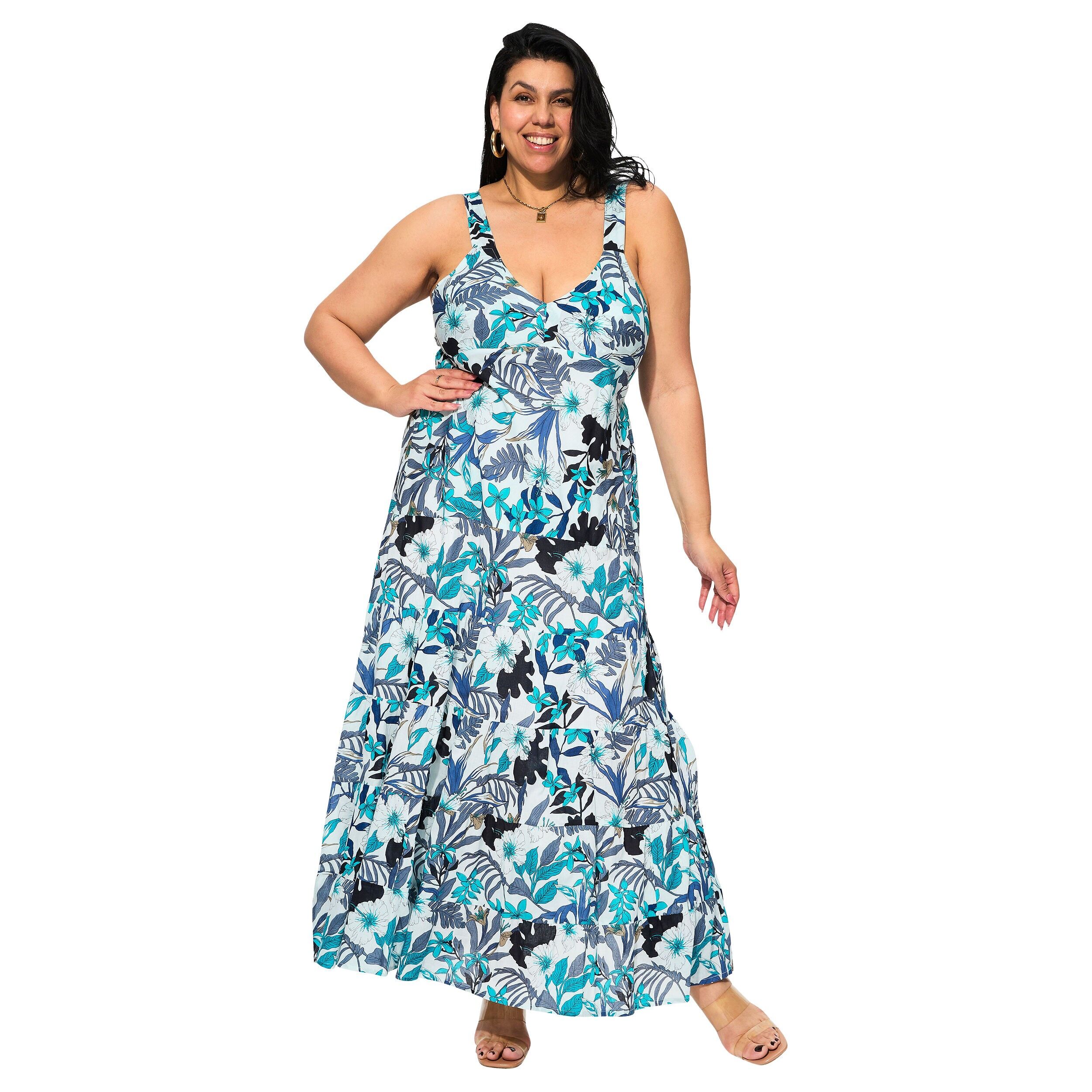 MAXIP0041J LANGES ÄRMELLOSES SOMMERKLEID