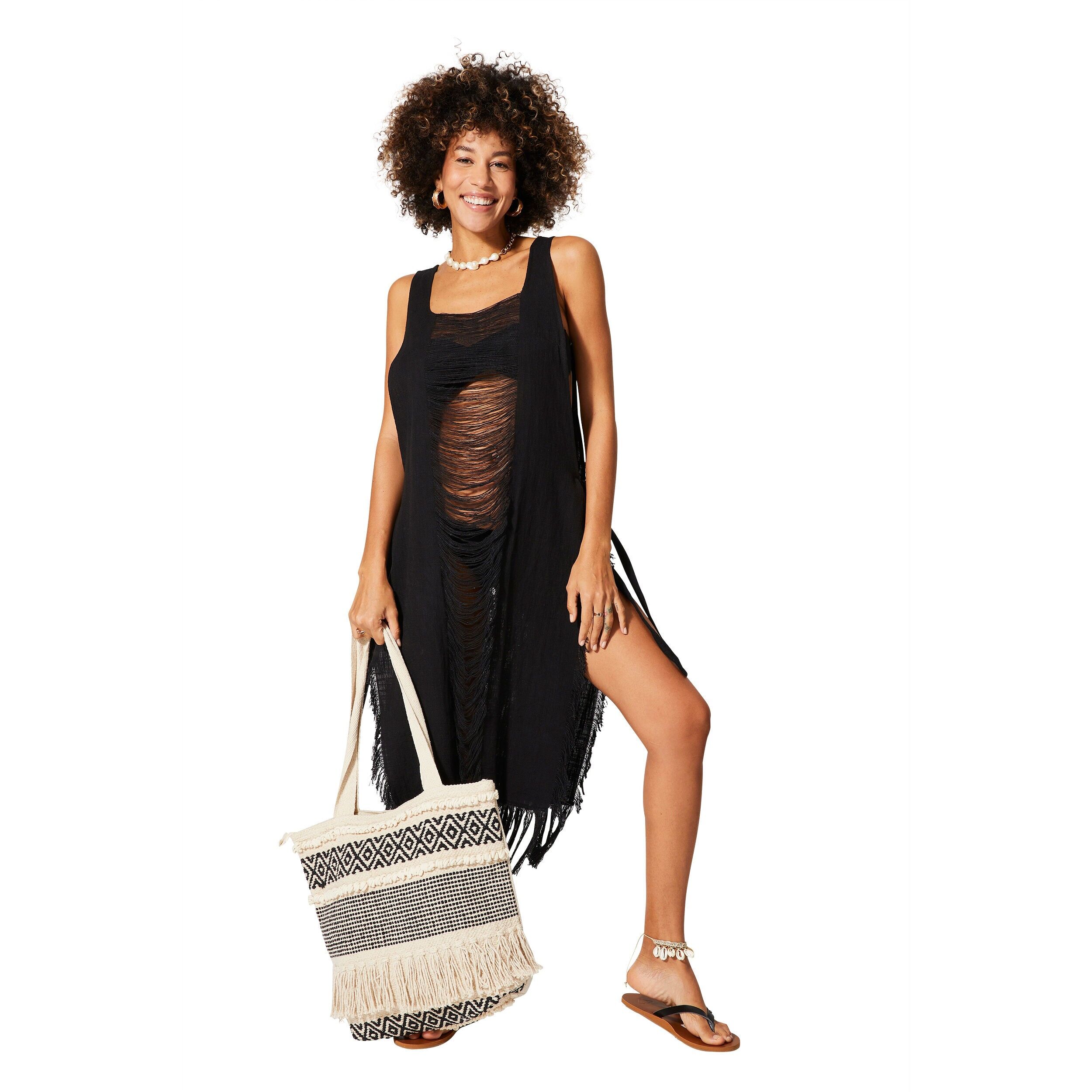 MITTELLANGES ÄRMELLOSES SOMMERKLEID MBR5000A