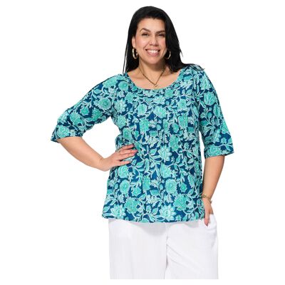BLUSA DE VERANO CON MANGA 3/4 TUP0567K