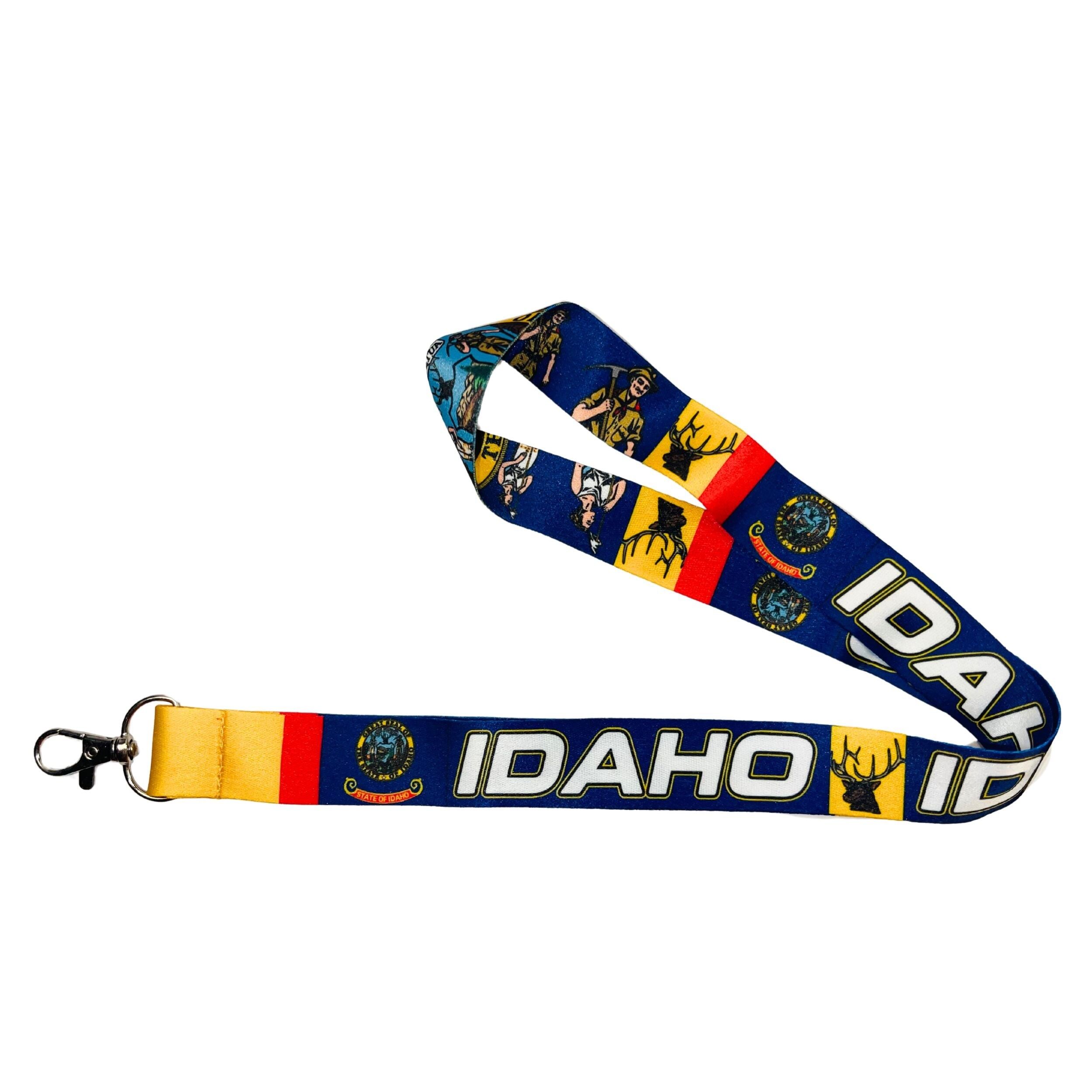 Lanyard - Cinta Cuello - Bandera Estado Idaho - USA - L071