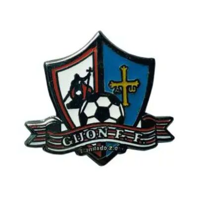Pin - Gijon Football F.f - Asturias - Spain