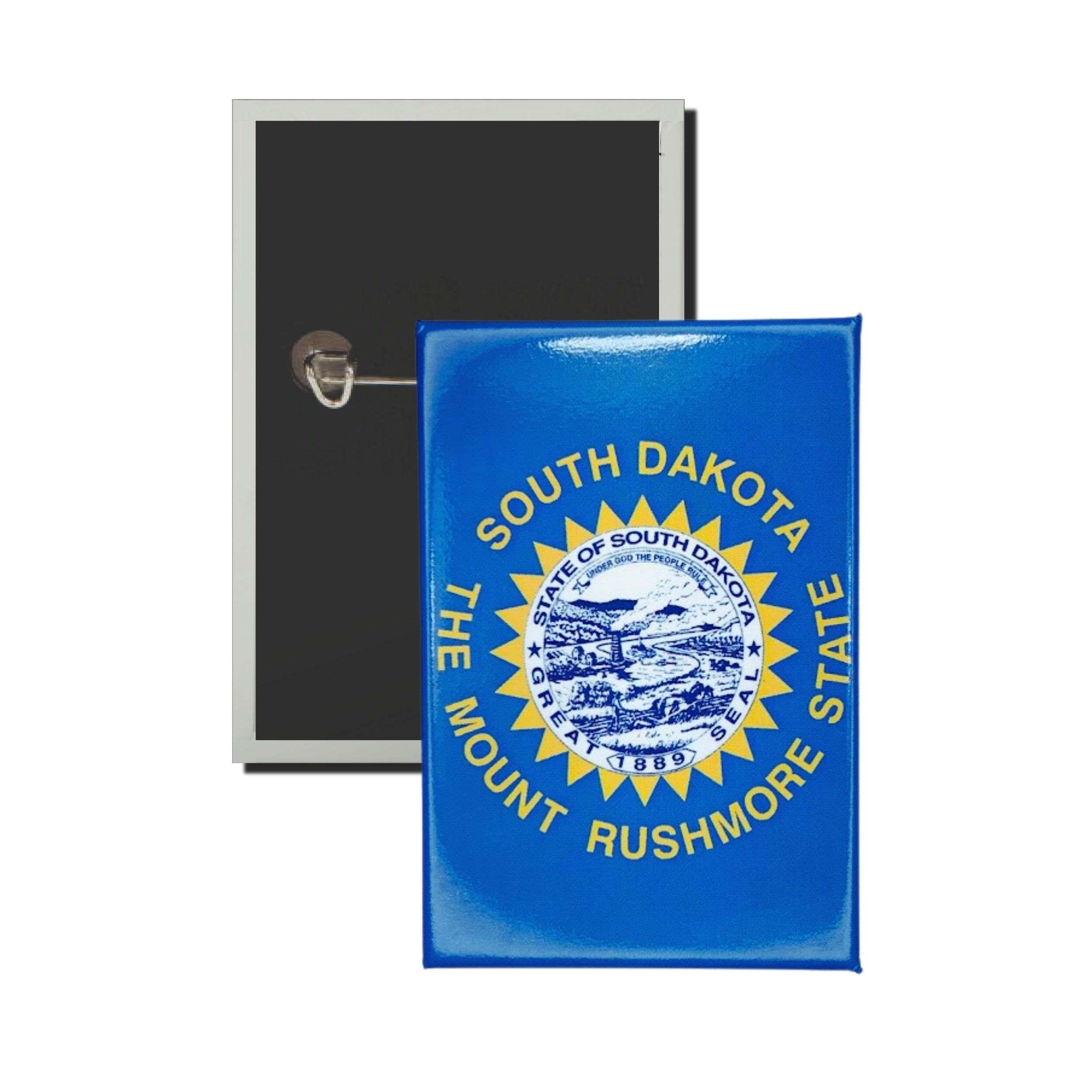 Plaque verticale - Drapeau de l'État du Dakota du Sud - États-Unis