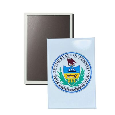 Vertical Magnet - Pennsylvania State Shield - USA