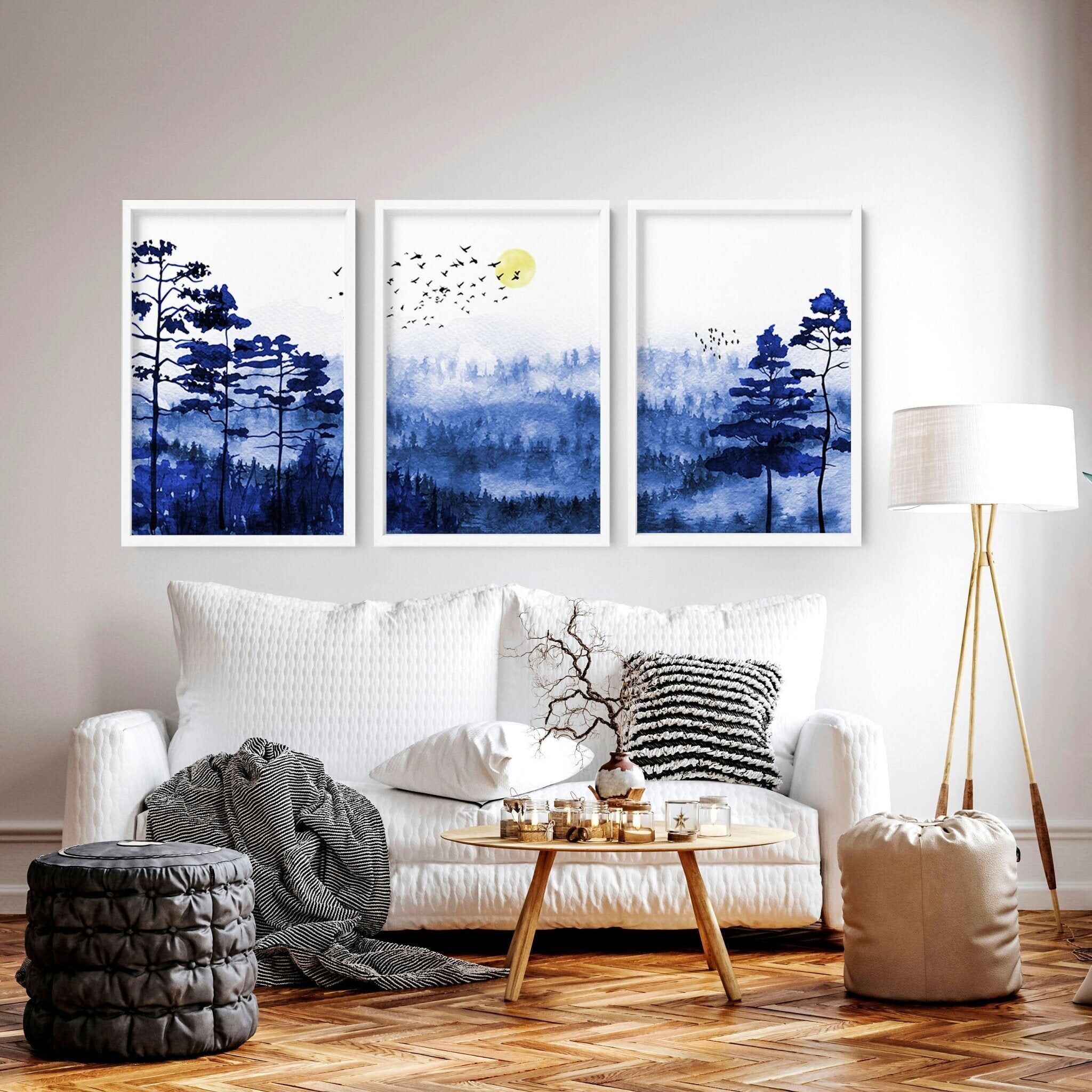 Arte scandinava | set di 3 stampe artistiche da parete