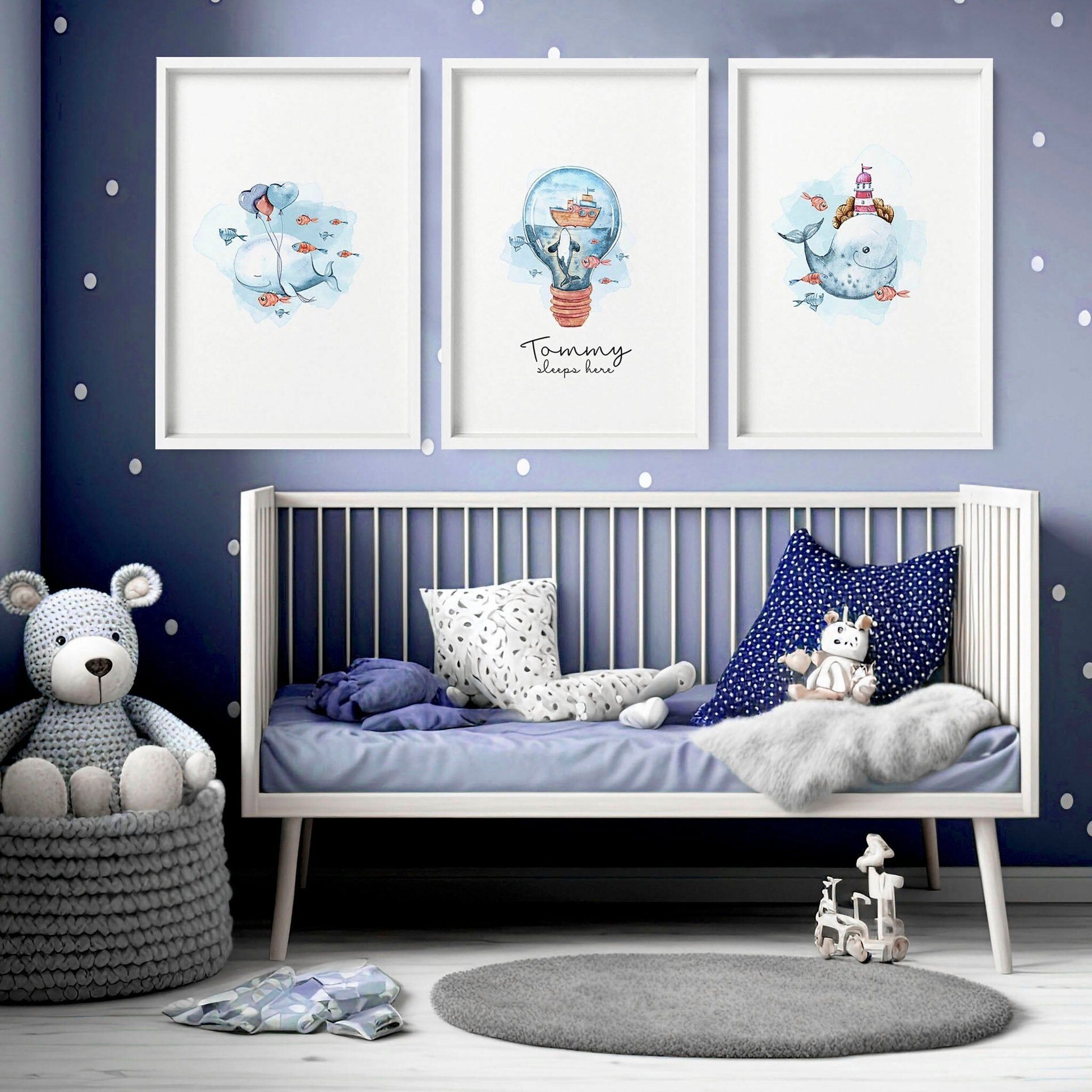 Décoration murale pour chambre d'enfant | Lot de 3 décorations murales pour chambre d'enfant