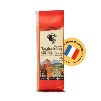 Organic semi-wholegrain rice tagliatelle 200 g