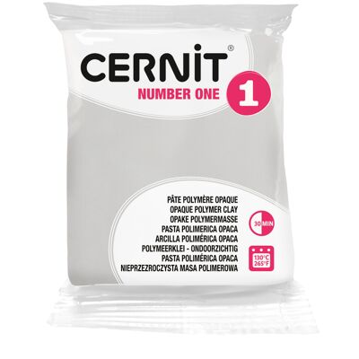 Pâte Cernit Number one opaque - Blanc opaque x56g (G10442)