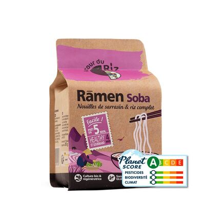 Ramen soba de trigo sarraceno y arroz orgánico 280 g