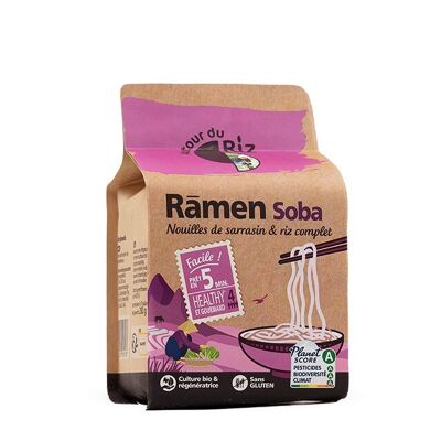 Organic buckwheat and rice soba ramen 280 g