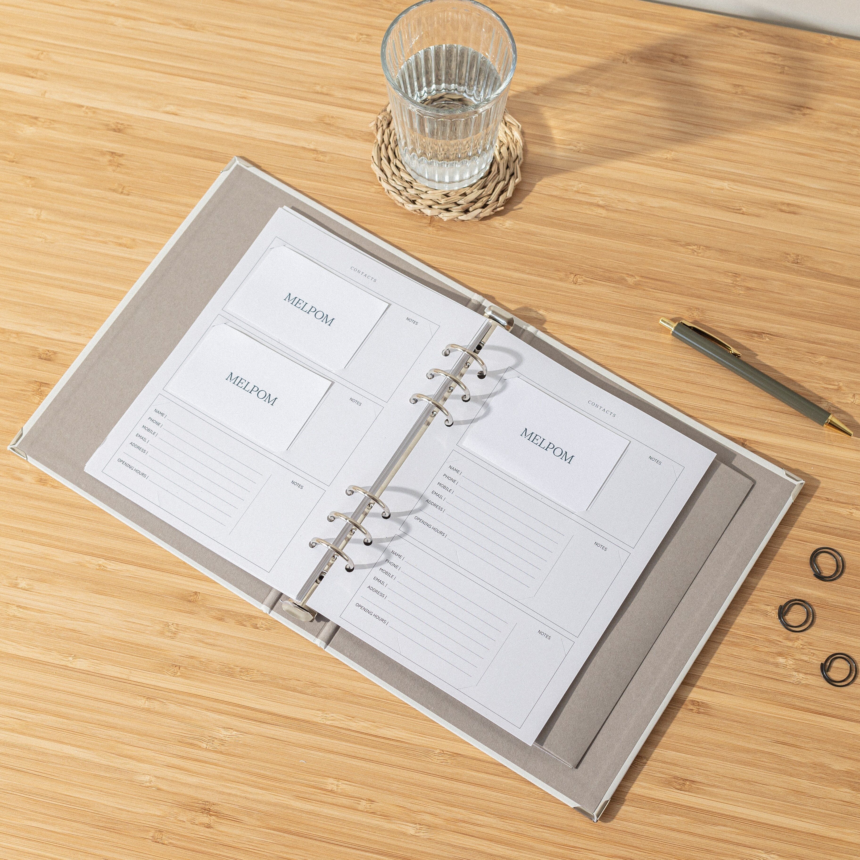 Kontakte · Ersatzring-Tagebuch