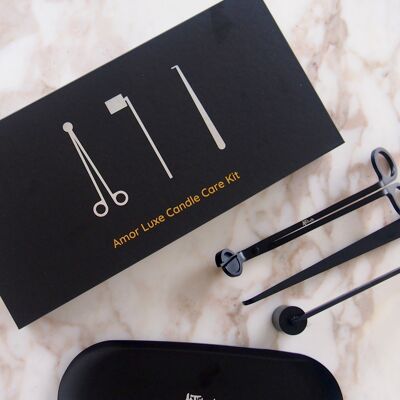 AMOR LUXE - Kit per la cura delle candele profumate