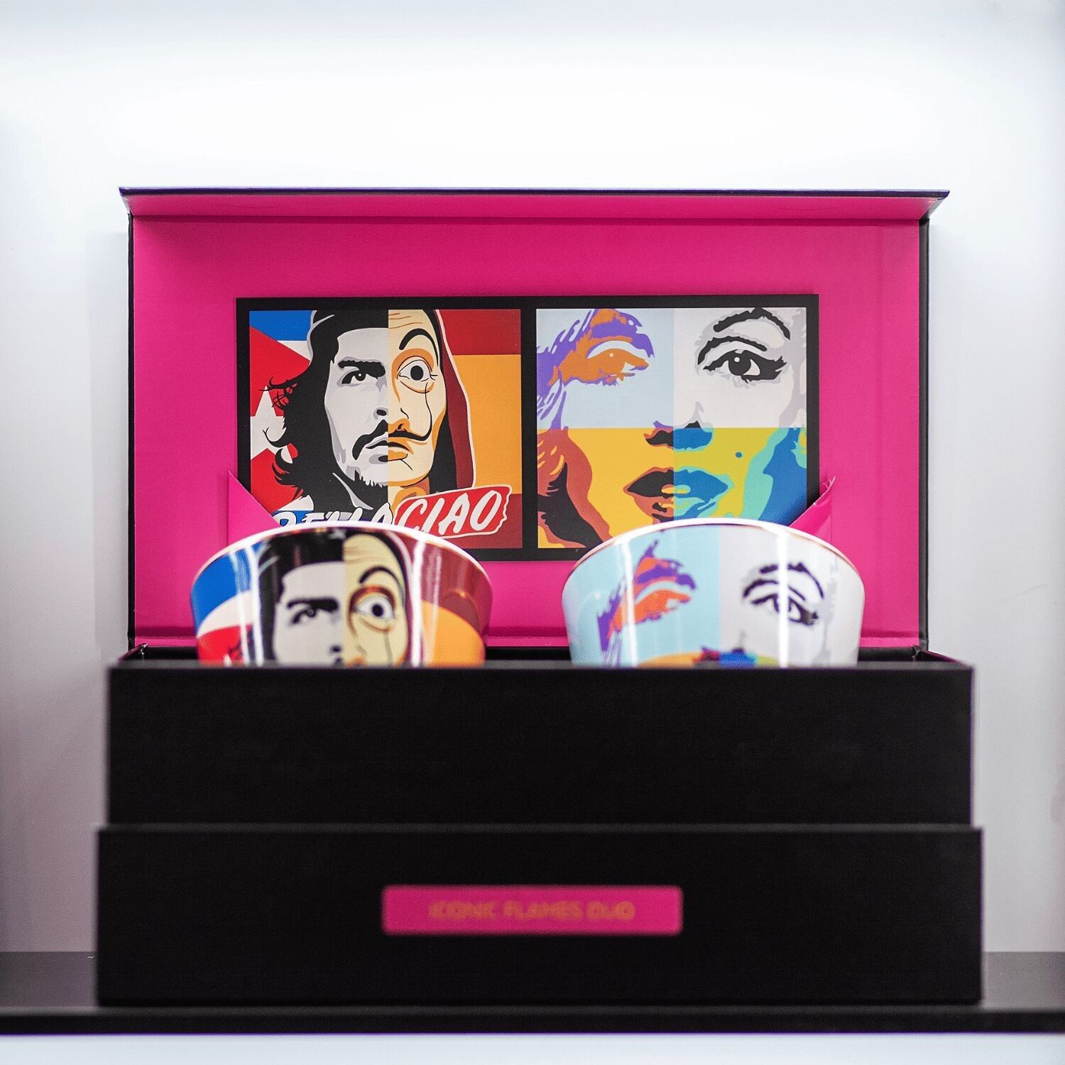 Set di candele di lusso ICONIC FLAMES DUO – 2x400 g | ARTITUDE HOME