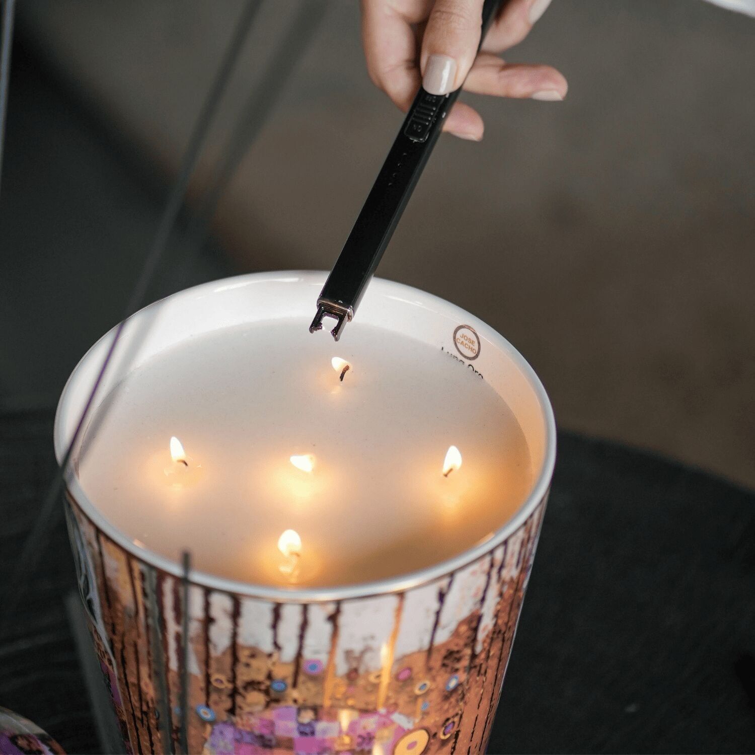 Candela di lusso LUNA ORO - 1300 g | ARTITUDE HOME