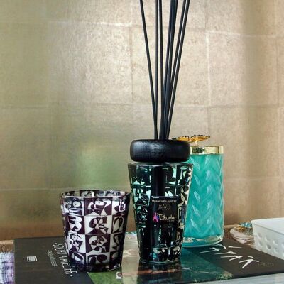 MOSAICO – 7 Candle Box.5cm & 200ml Diffuser | Grasse Perfumes: Leather