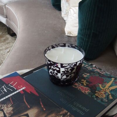 MOSAICO EN AJEDREZ – Luxury Candle 520g | Grasse fragrance: Leather
