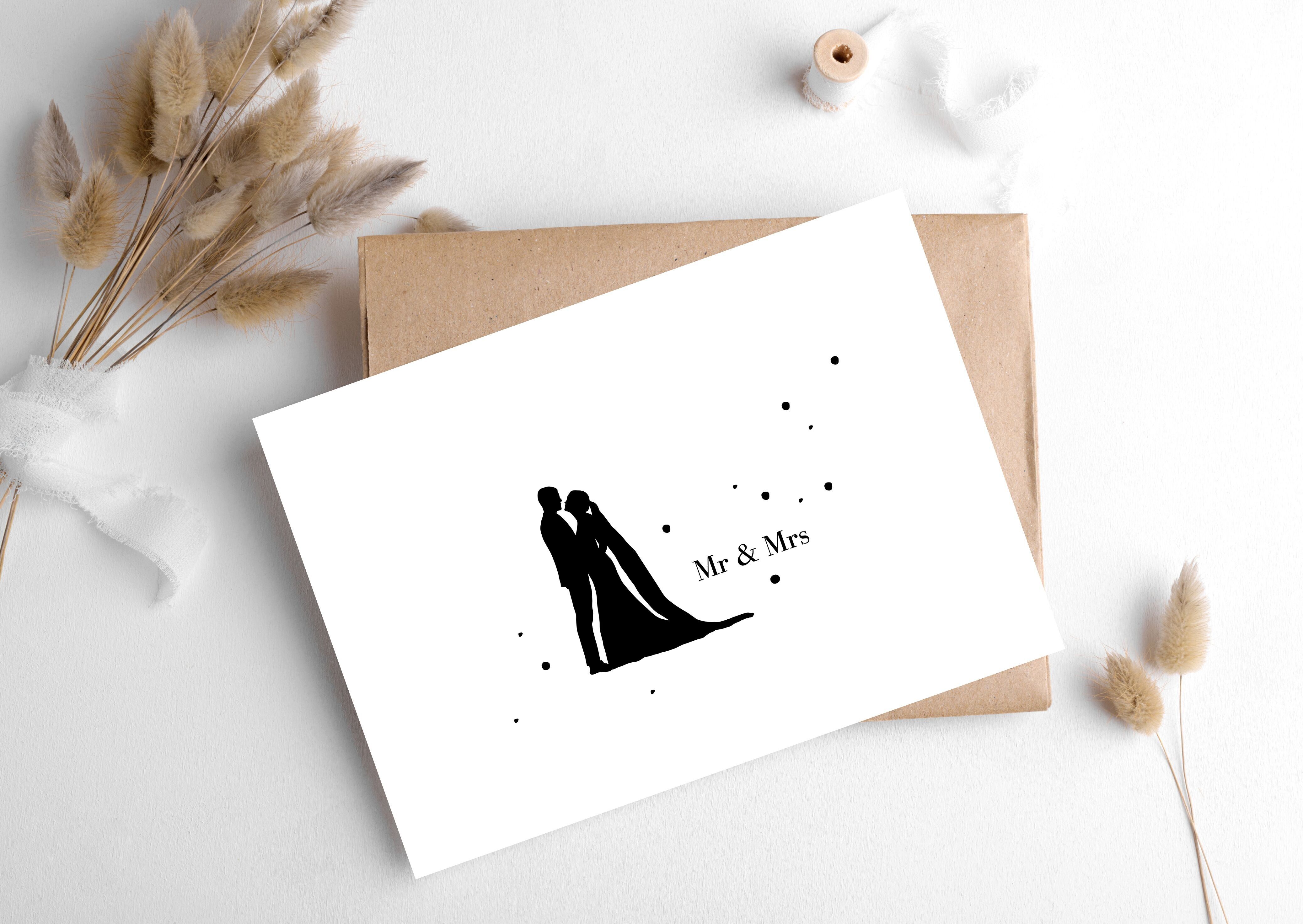 PER IL MATRIMONIO CARTA MR & MRS