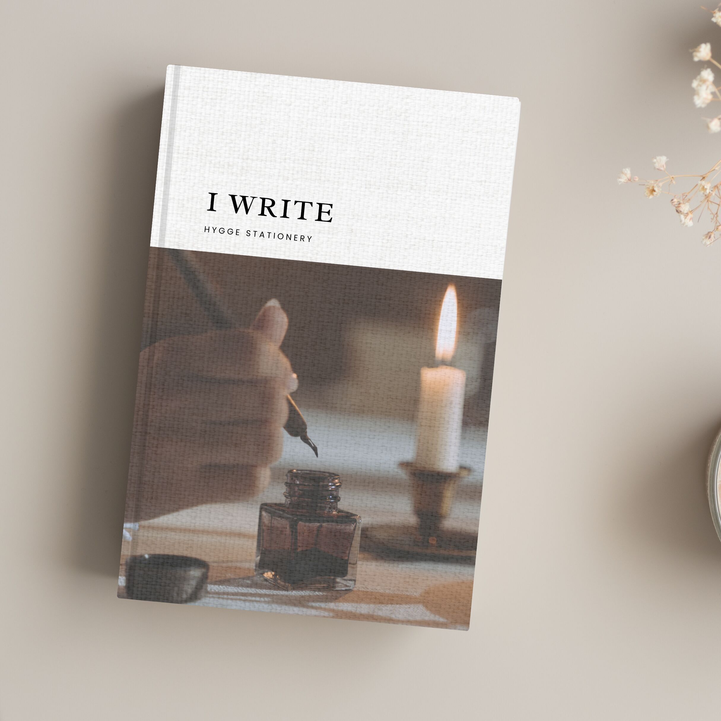 ICH SCHREIBE, LINIERTES NOTIZBUCH