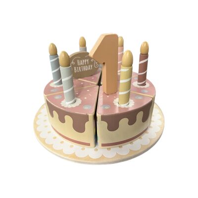 Torta di compleanno in legno Atan