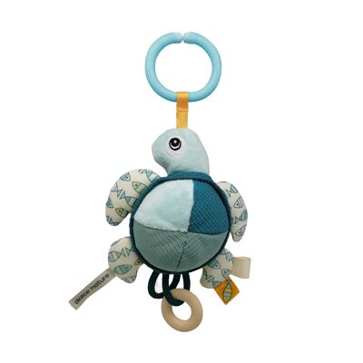 Pendentif d'activité océanique Dolce Toys - Turtle Flippy